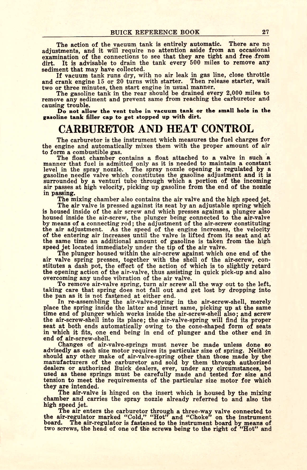 1923 Buick 6 cyl Reference Book-27