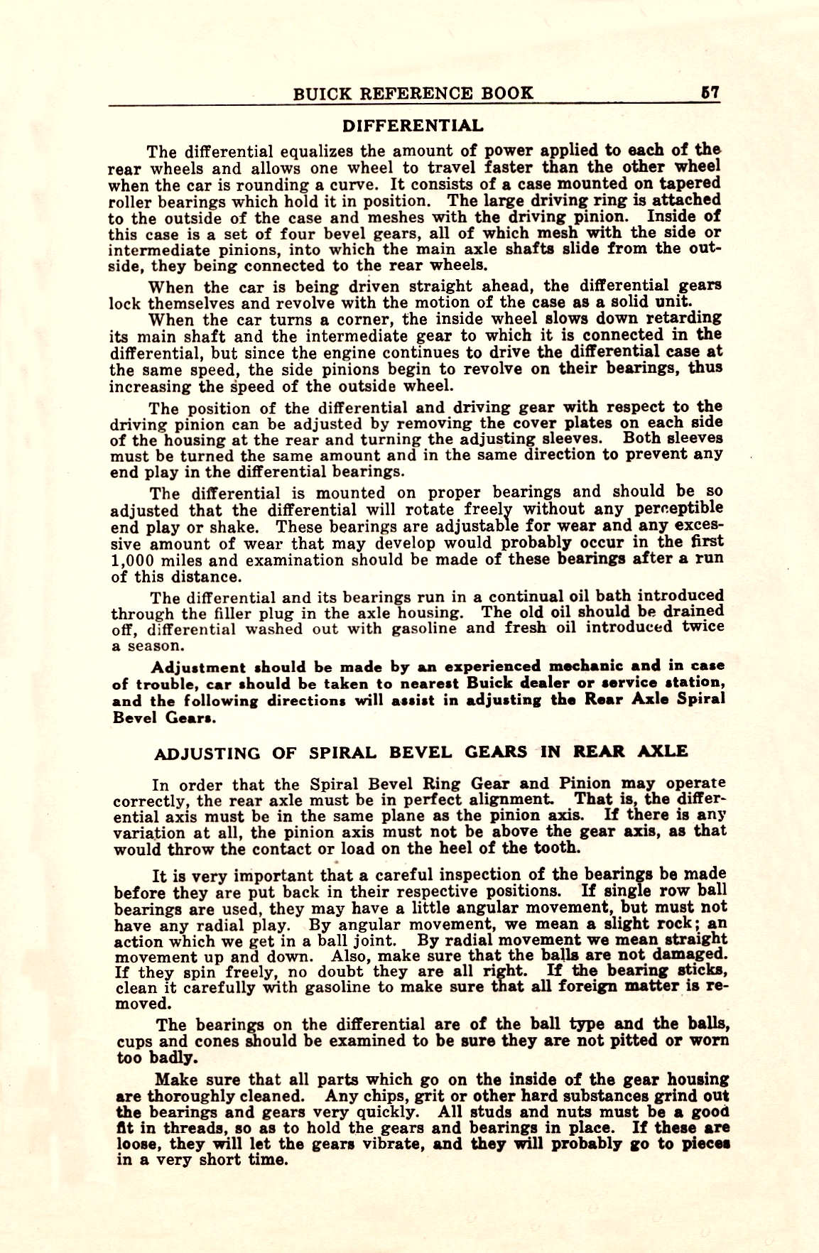1923 Buick 6 cyl Reference Book-57