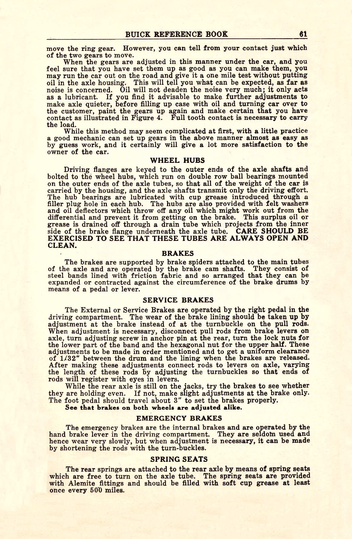 1923 Buick 6 cyl Reference Book-61