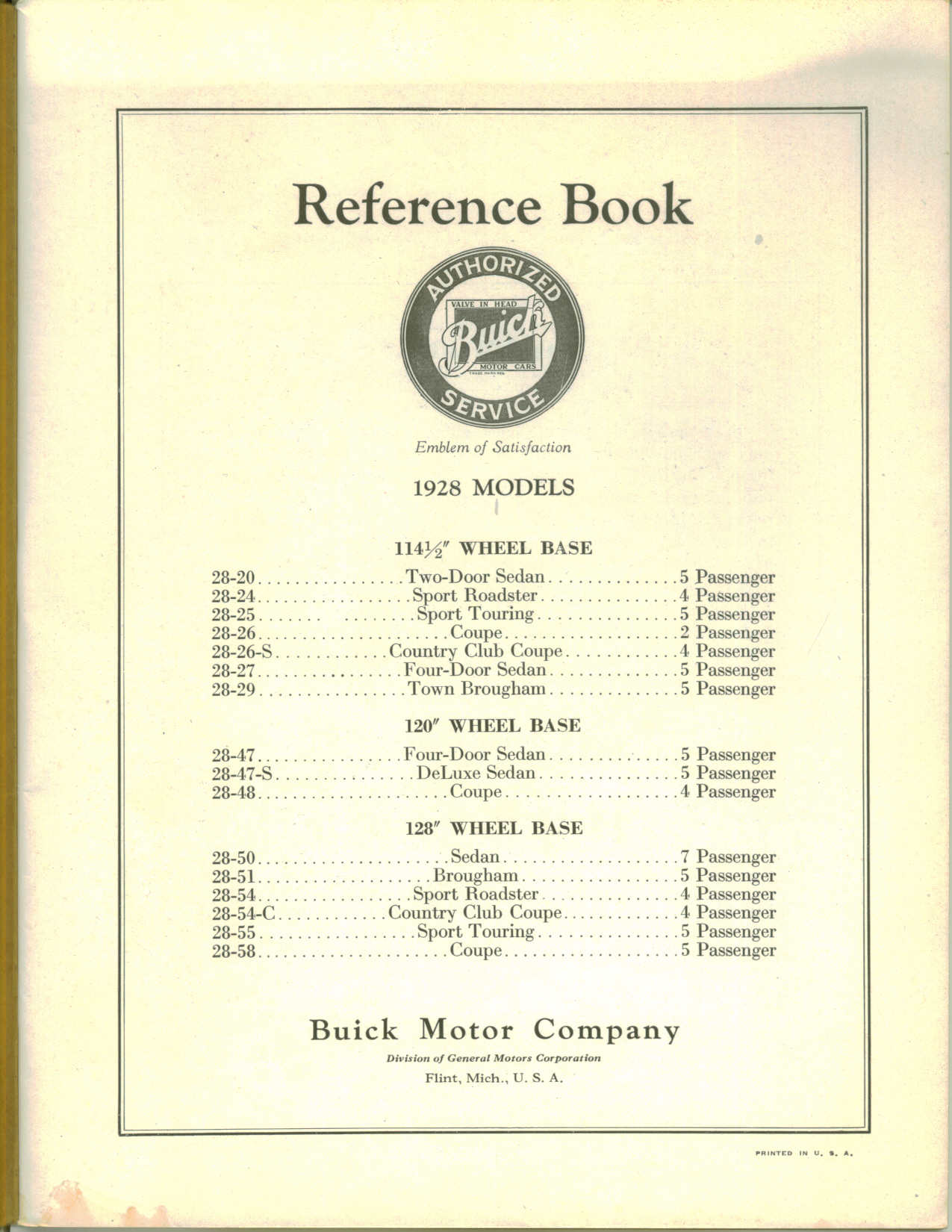 1928 Buick Reference Book-01
