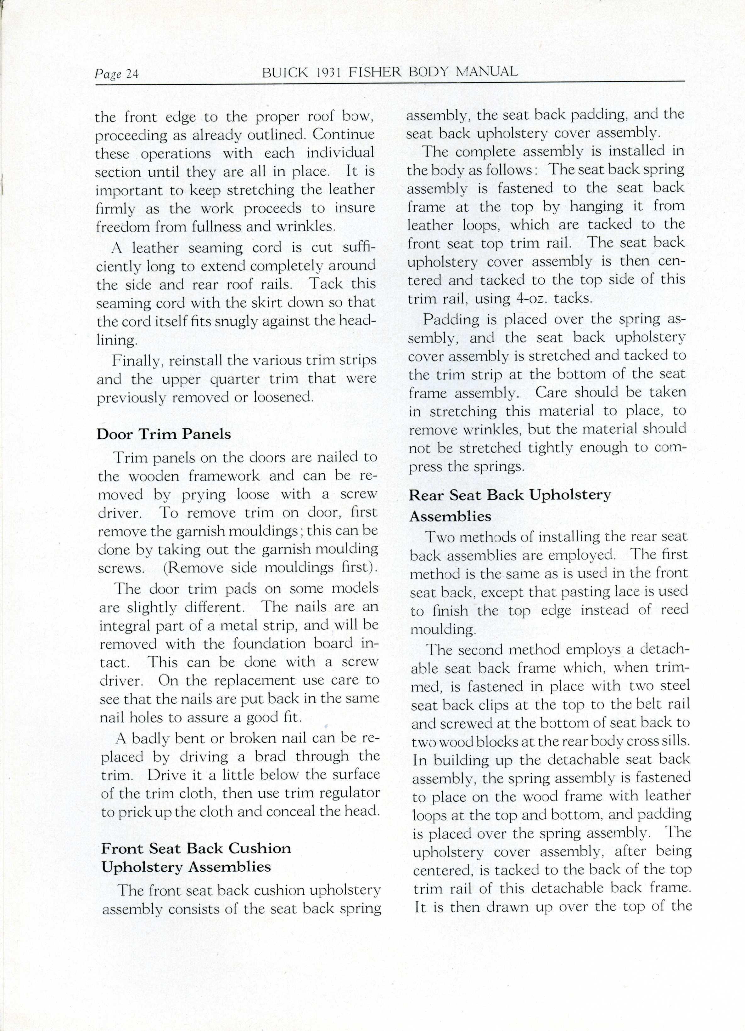 1931 Buick Fisher Body Manual-24