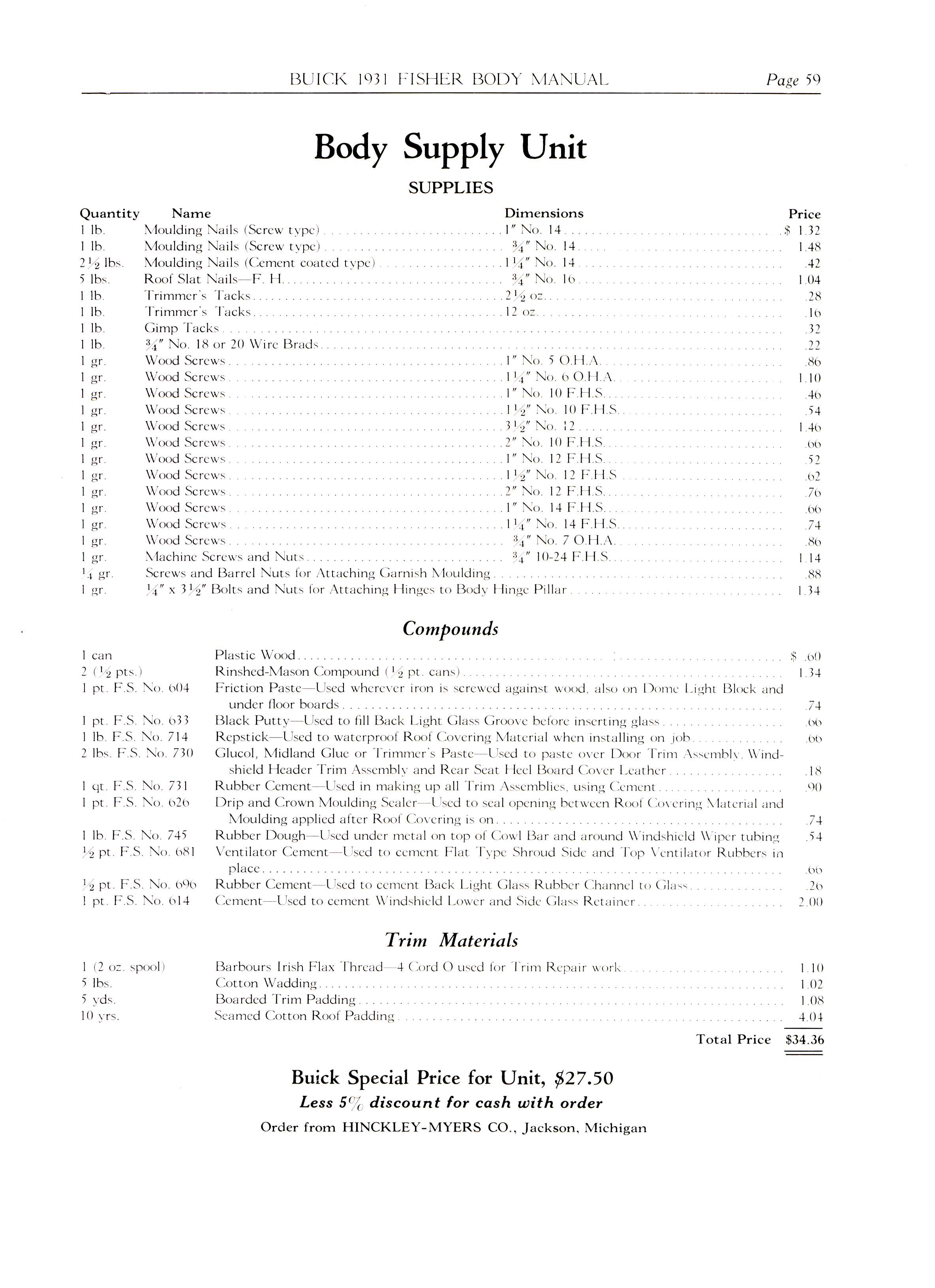1931 Buick Fisher Body Manual-59