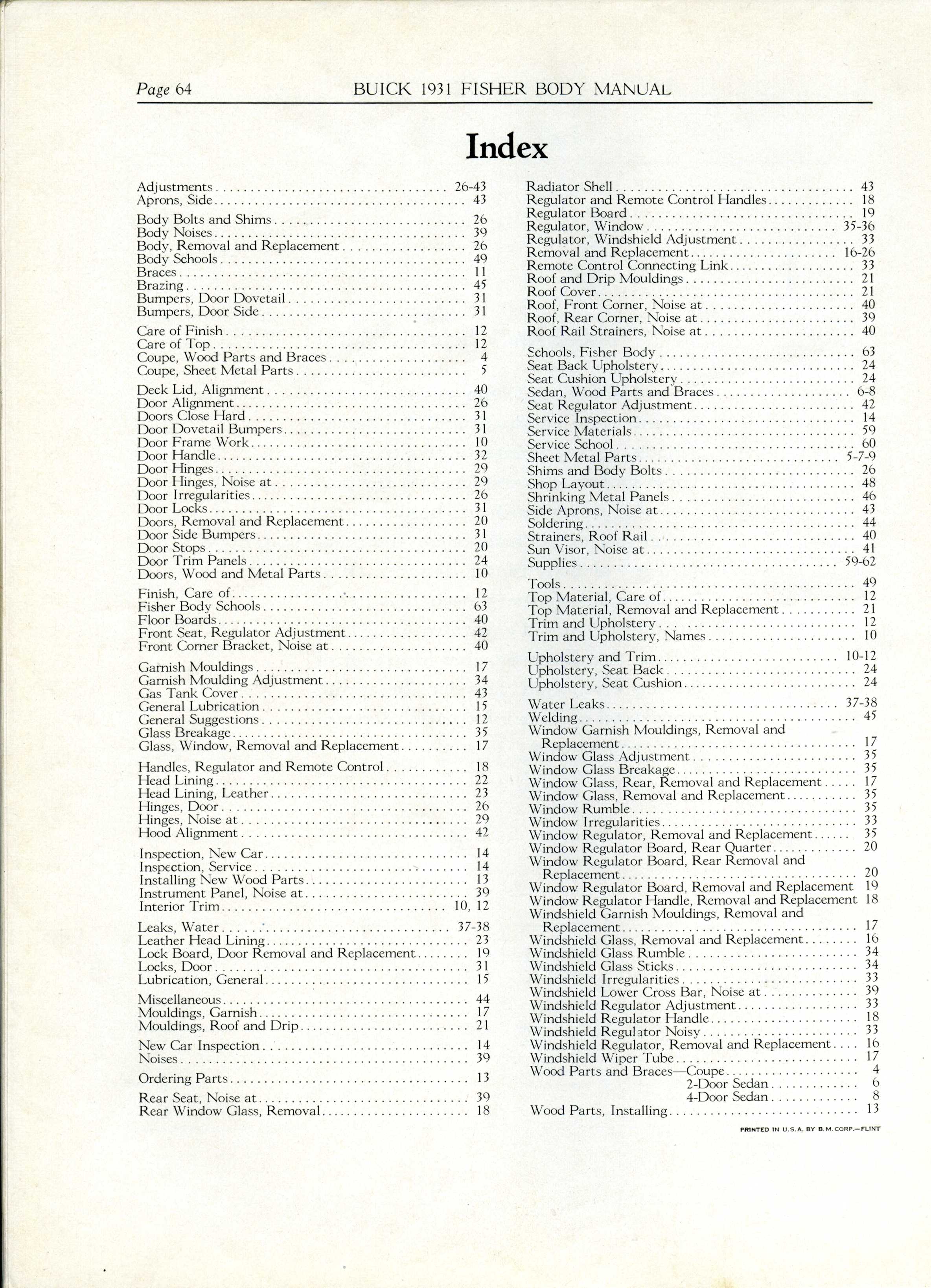 1931 Buick Fisher Body Manual-64