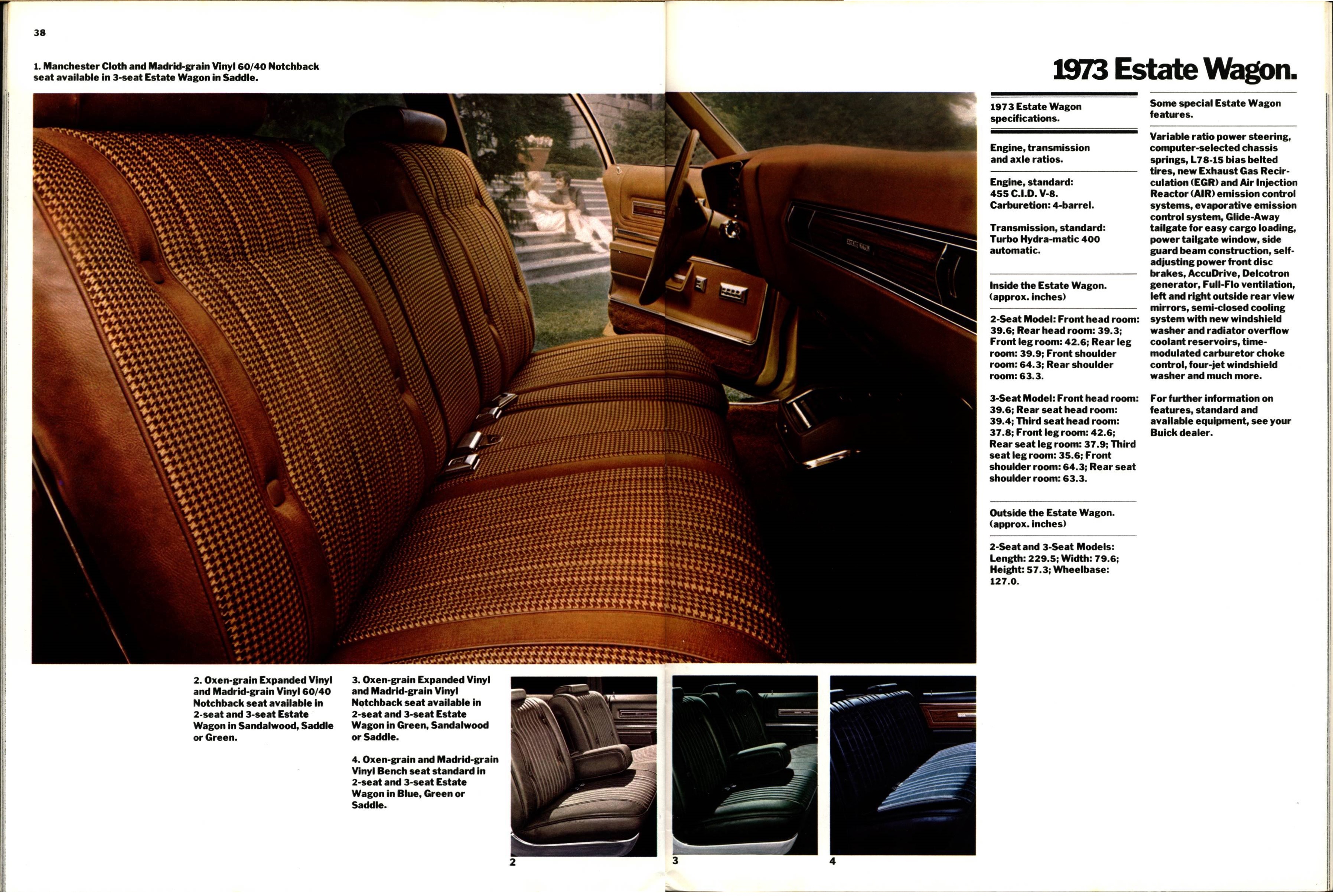 1973 Buick Full Line Prestige Brochure 38-39