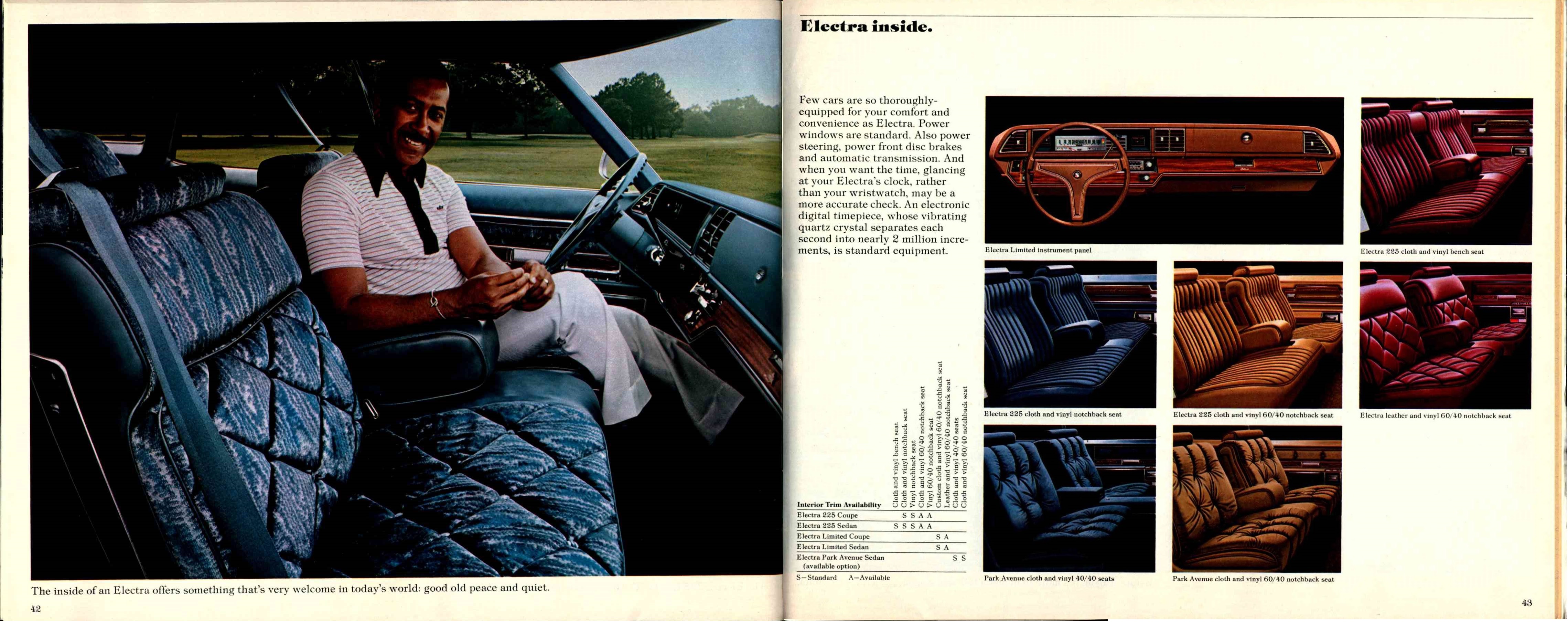 1976 Buick Full Line 42-43