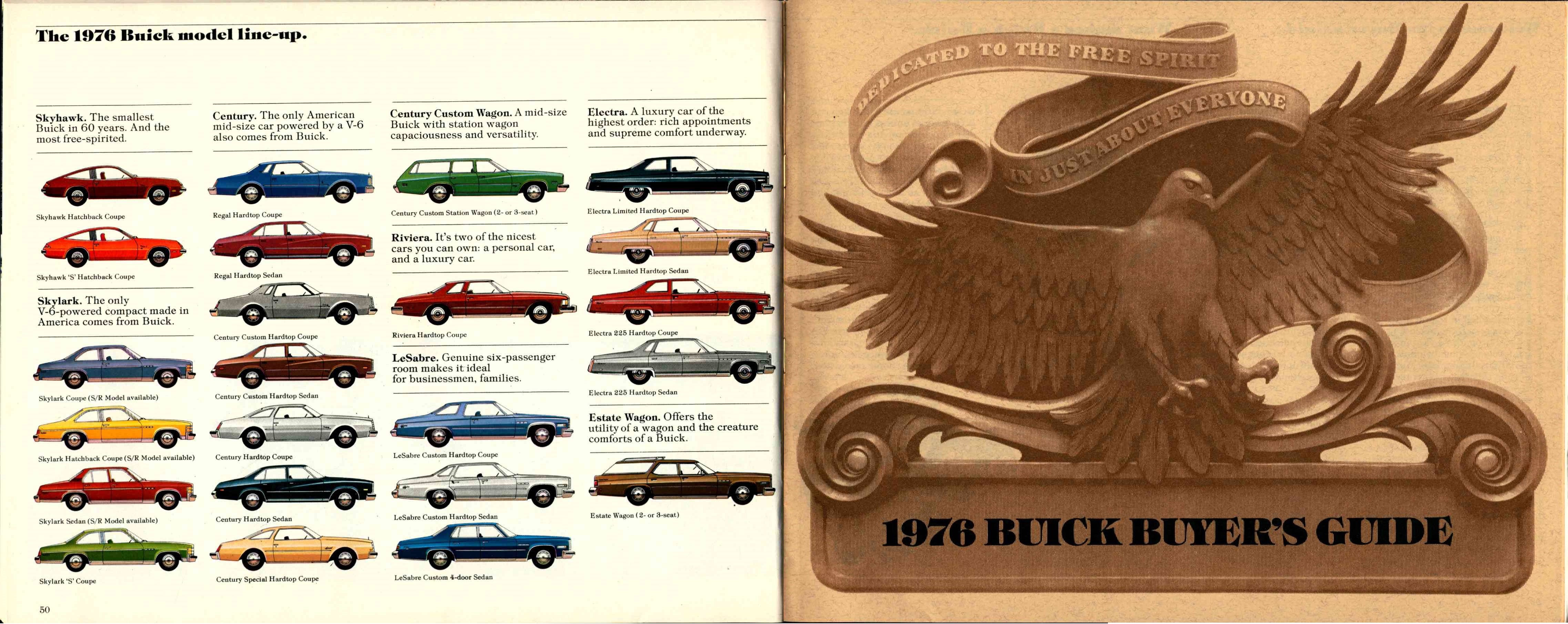 1976 Buick Full Line 50-51