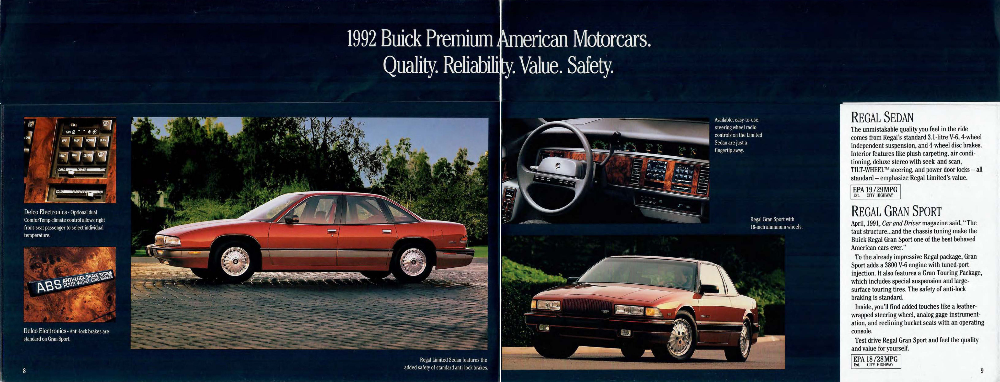 1992 Buick Full Line Handout-08-09