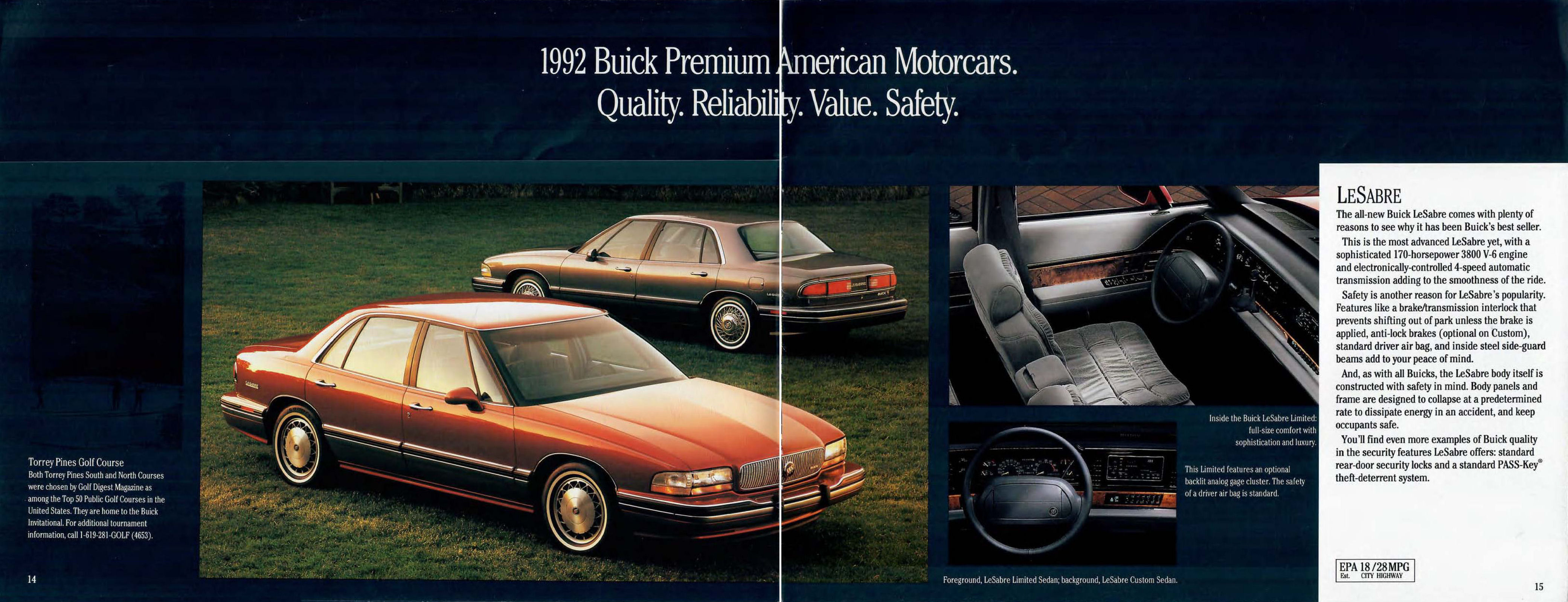 1992 Buick Full Line Handout-14-15