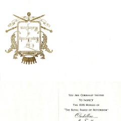 1936 Cadillac-LaSalle Invitation-CARD