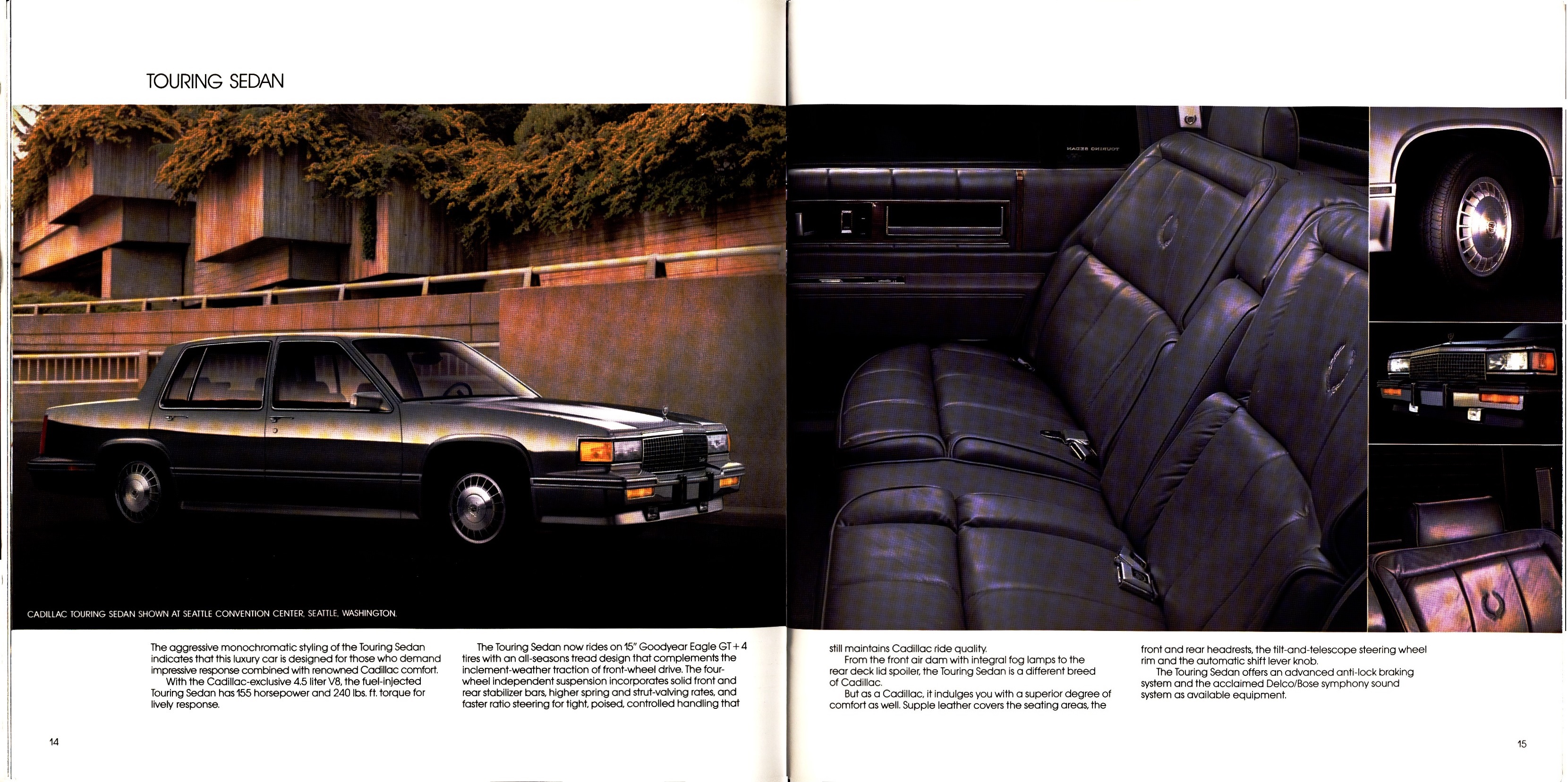 1988 Cadillac Full Line Prestige Brochure 14-15