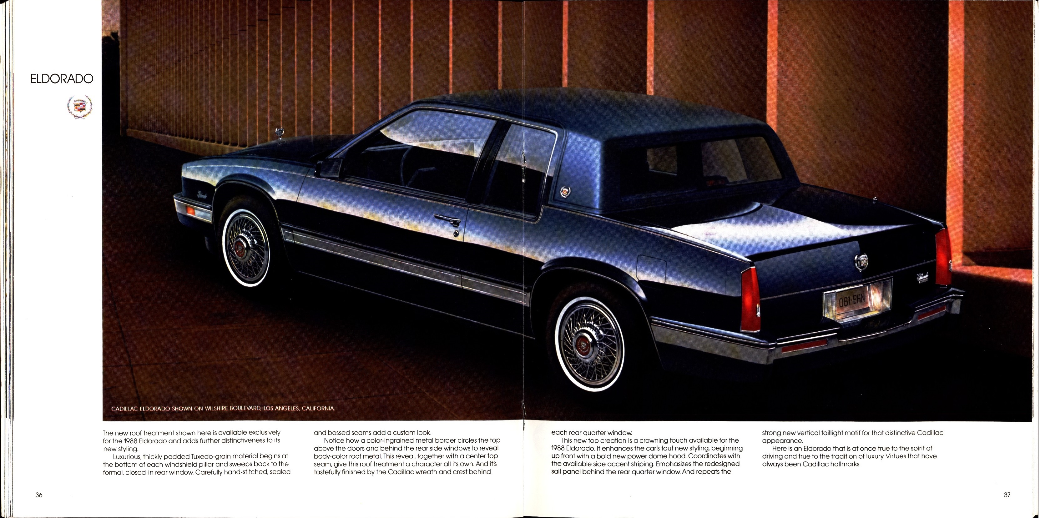 1988 Cadillac Full Line Prestige Brochure 36-37