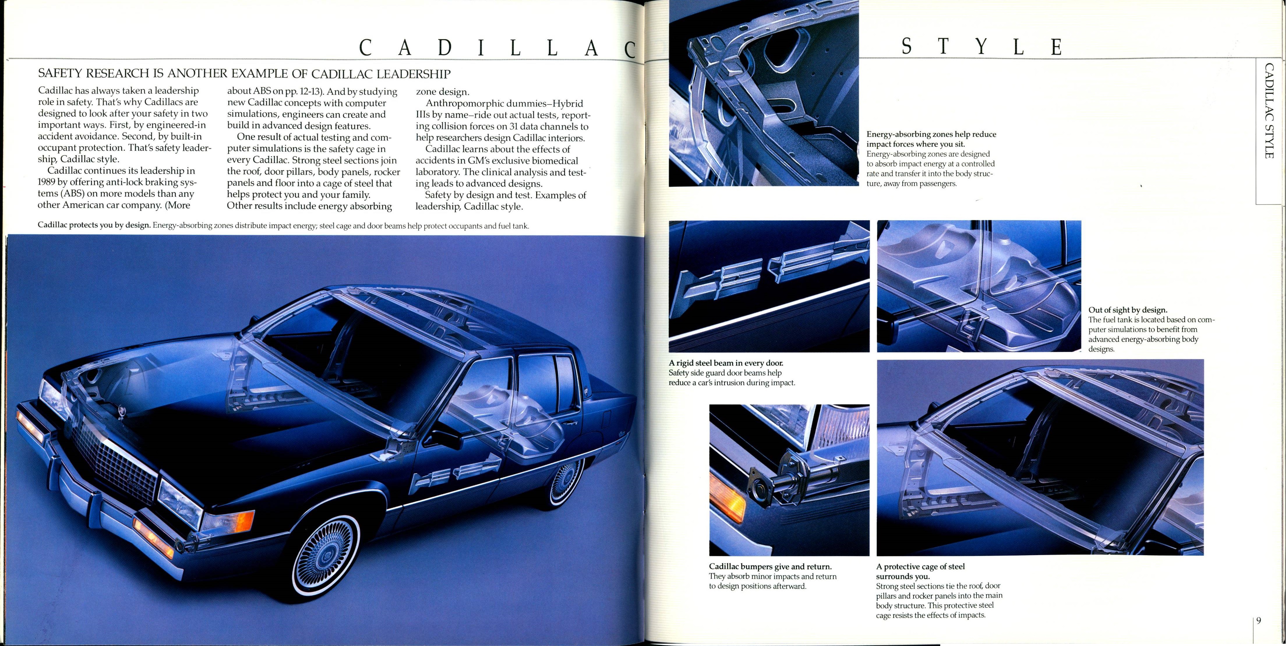 1989 Cadillac Full Line Prestige Brochure 08-09