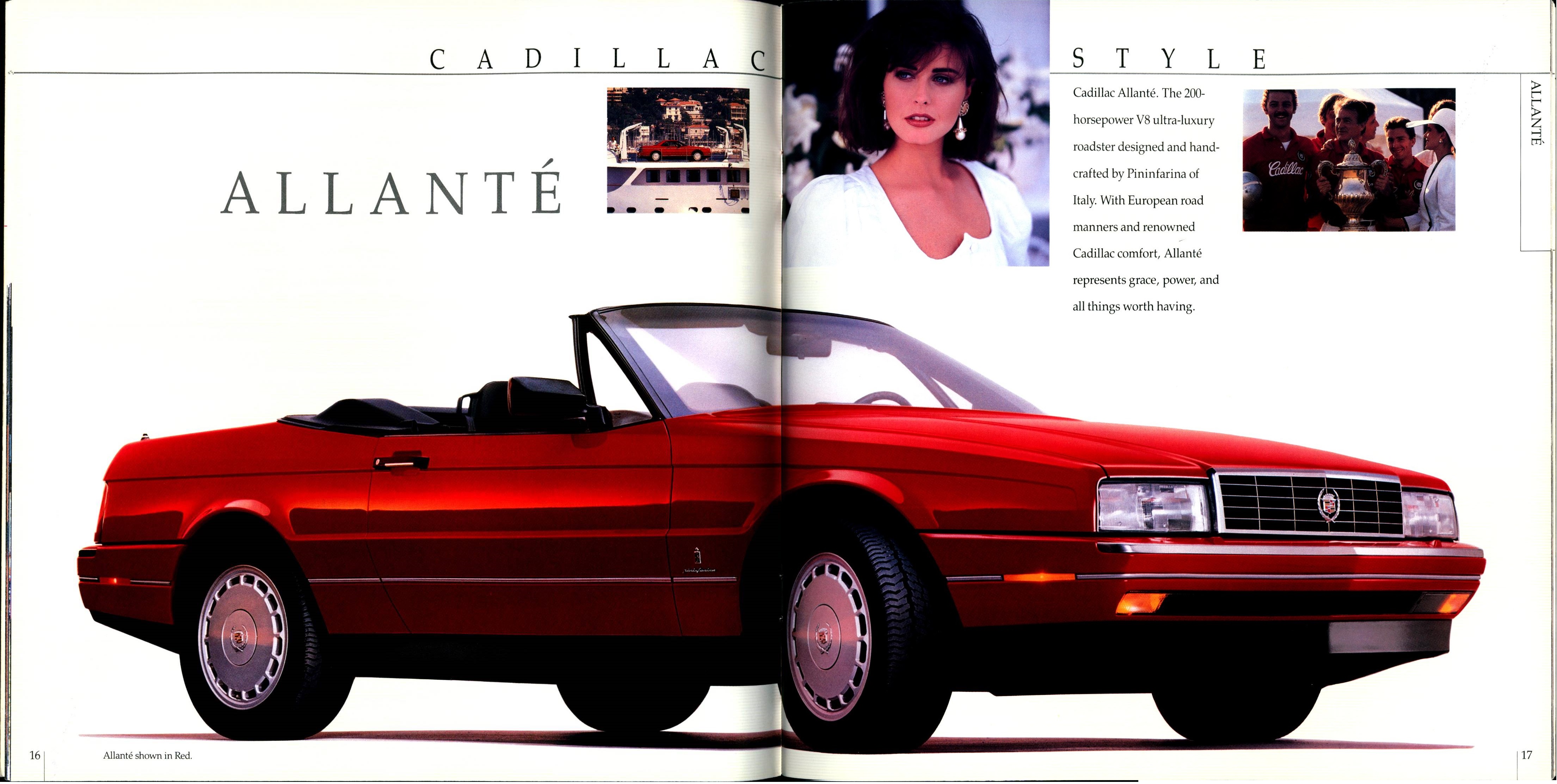 1989 Cadillac Full Line Prestige Brochure 16-17
