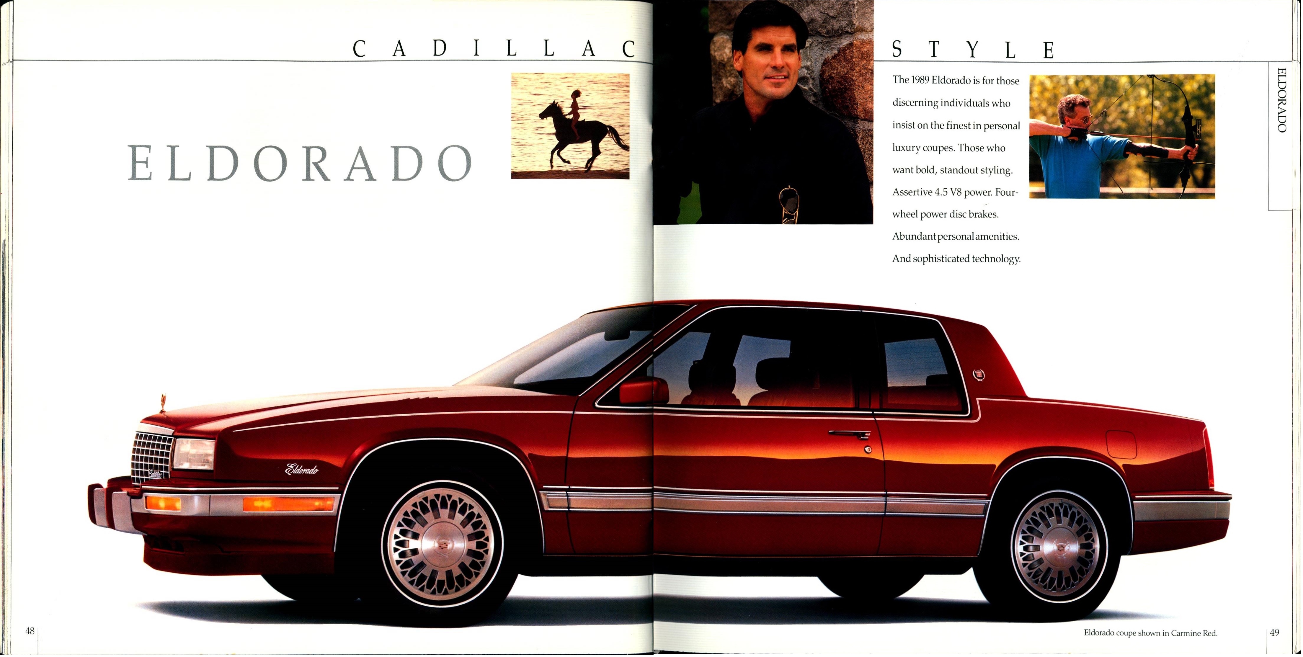 1989 Cadillac Full Line Prestige Brochure 48-49