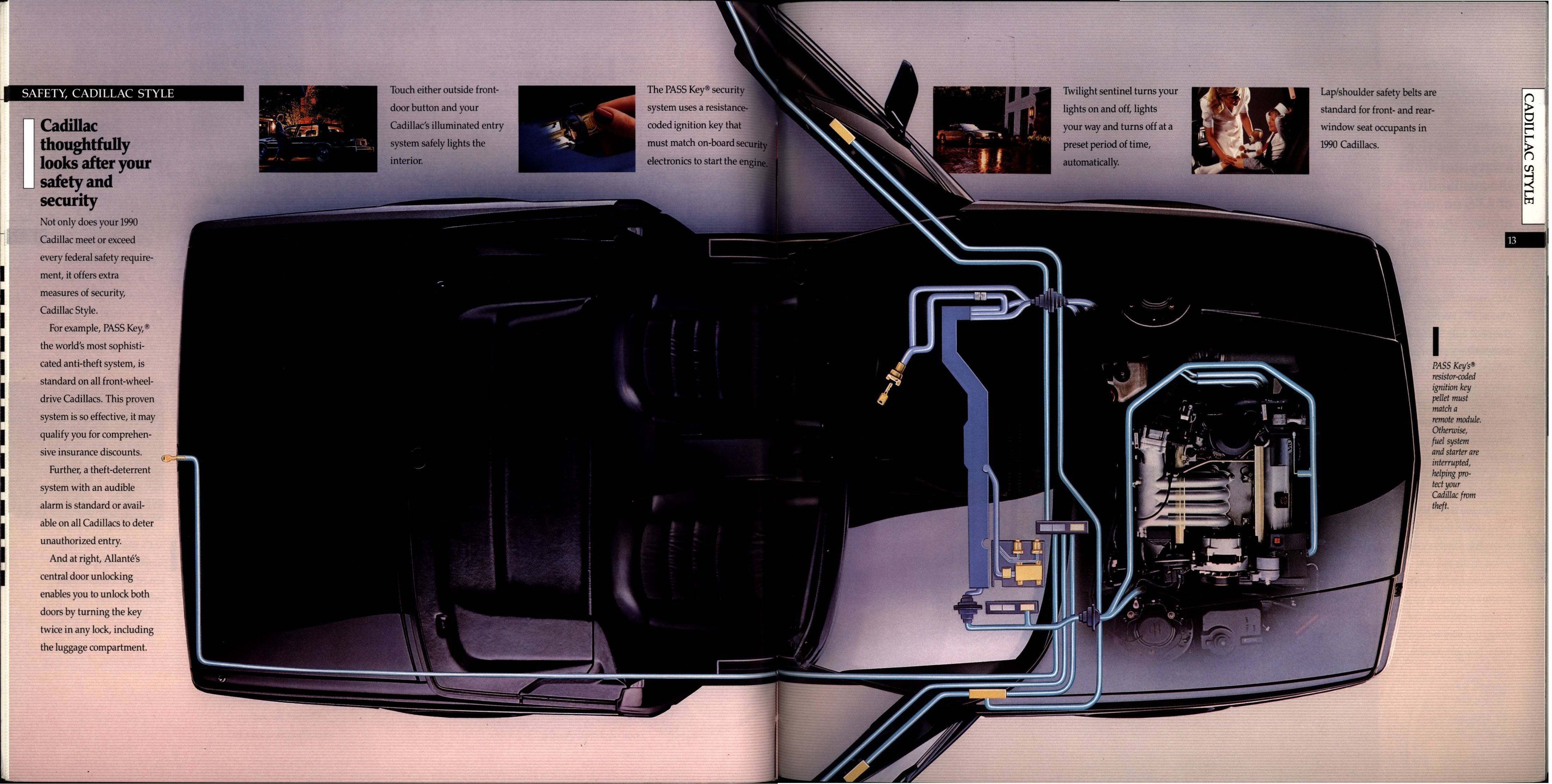 1990 Cadillac Full Line Prestige Brochure 12-13