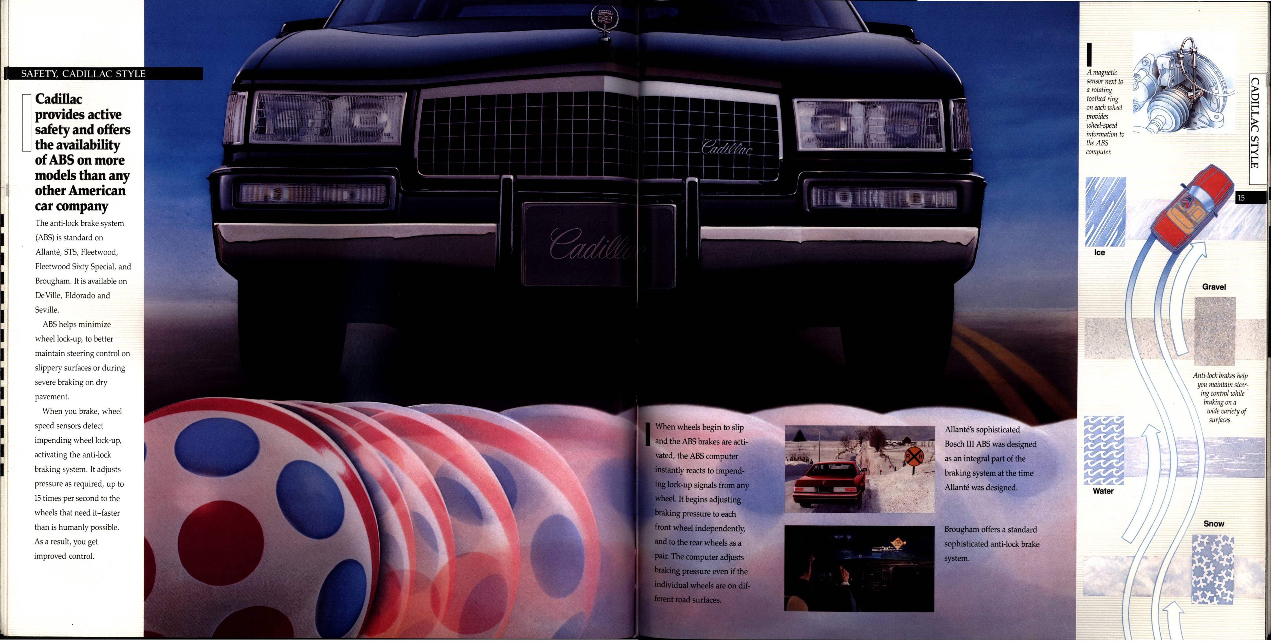 1990 Cadillac Full Line Prestige Brochure 14-15