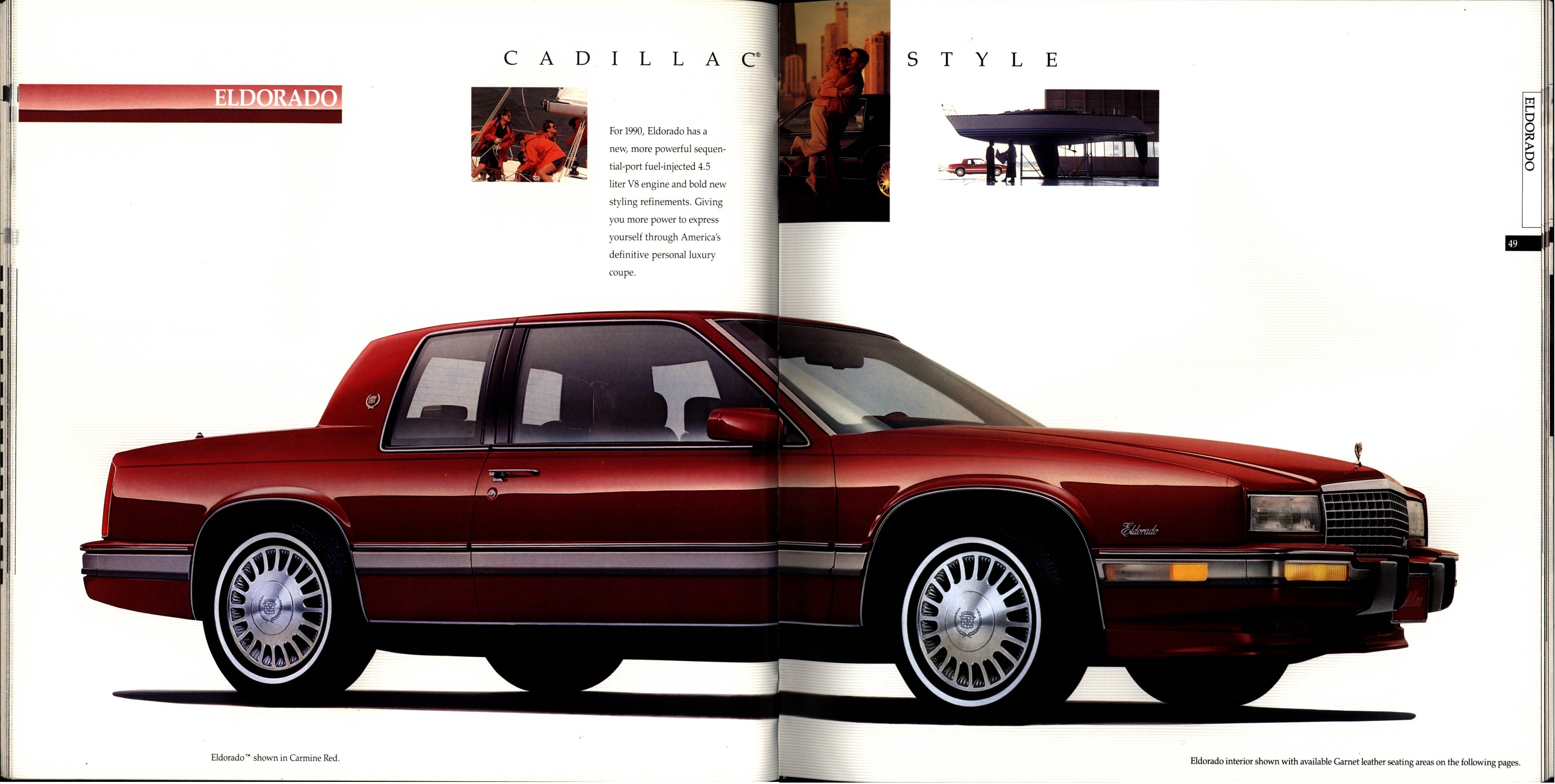 1990 Cadillac Full Line Prestige Brochure 48-49