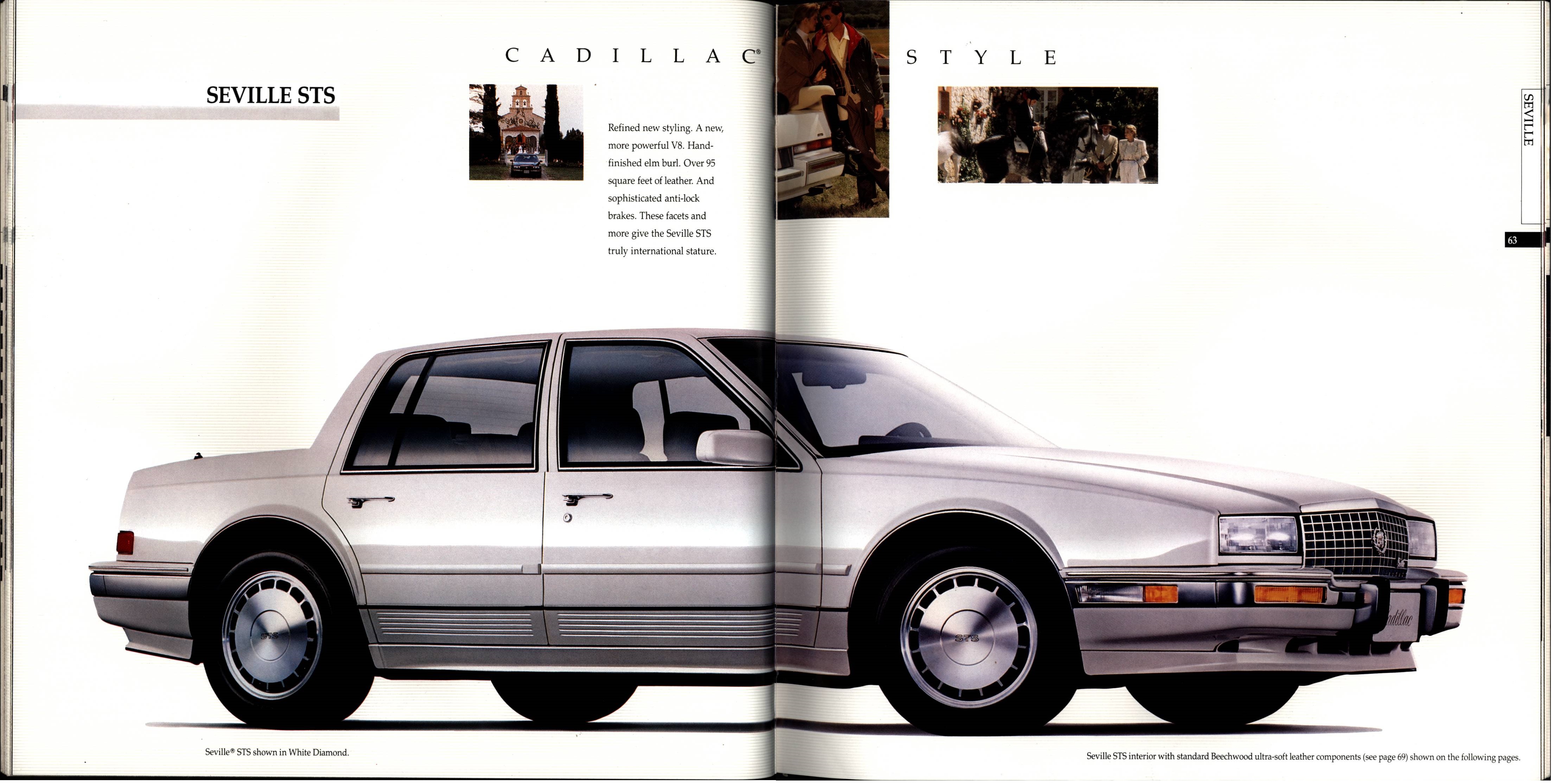 1990 Cadillac Full Line Prestige Brochure 62-63