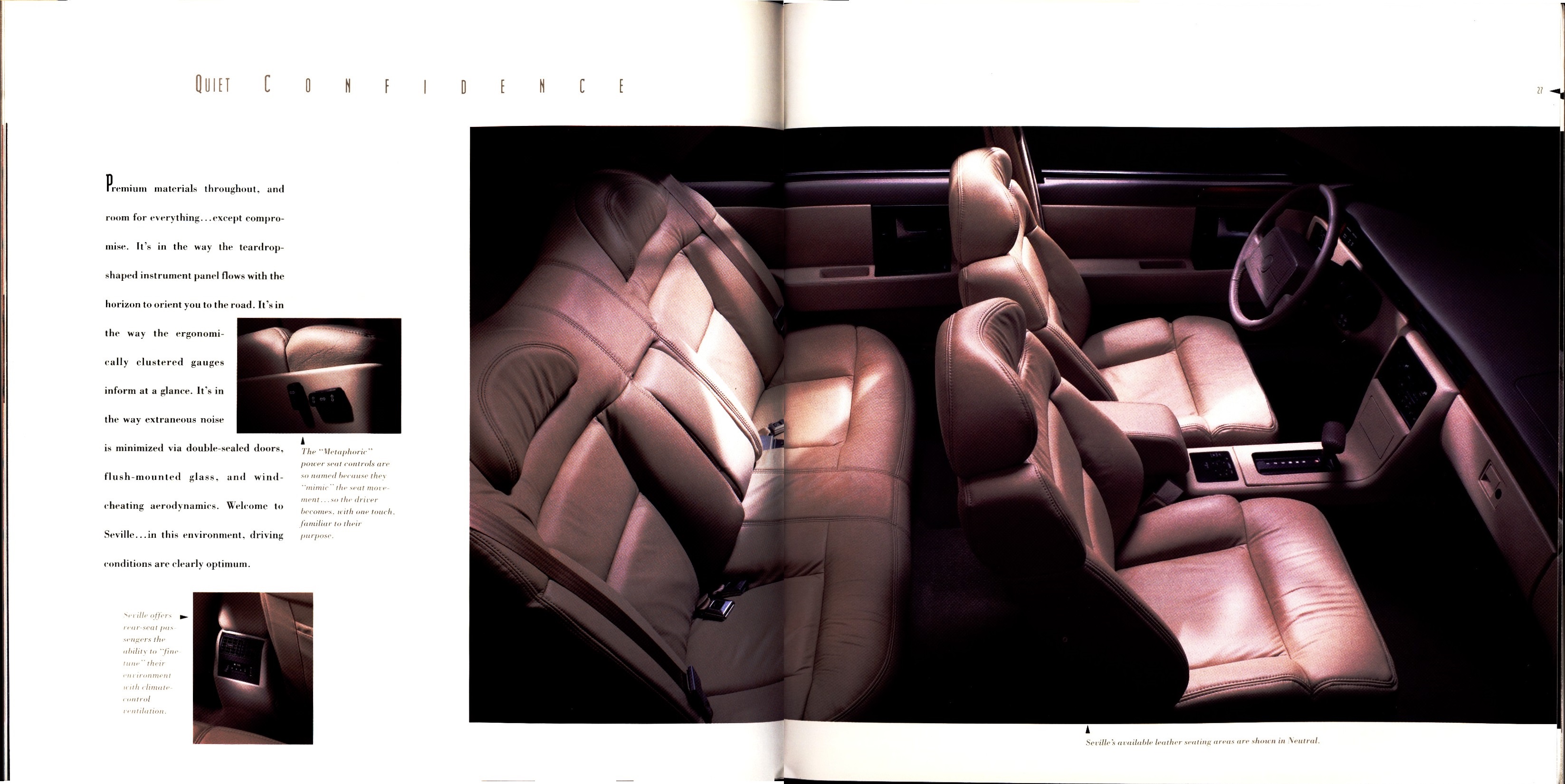 1993 Cadillac Full Line Prestige Brochure 26-27