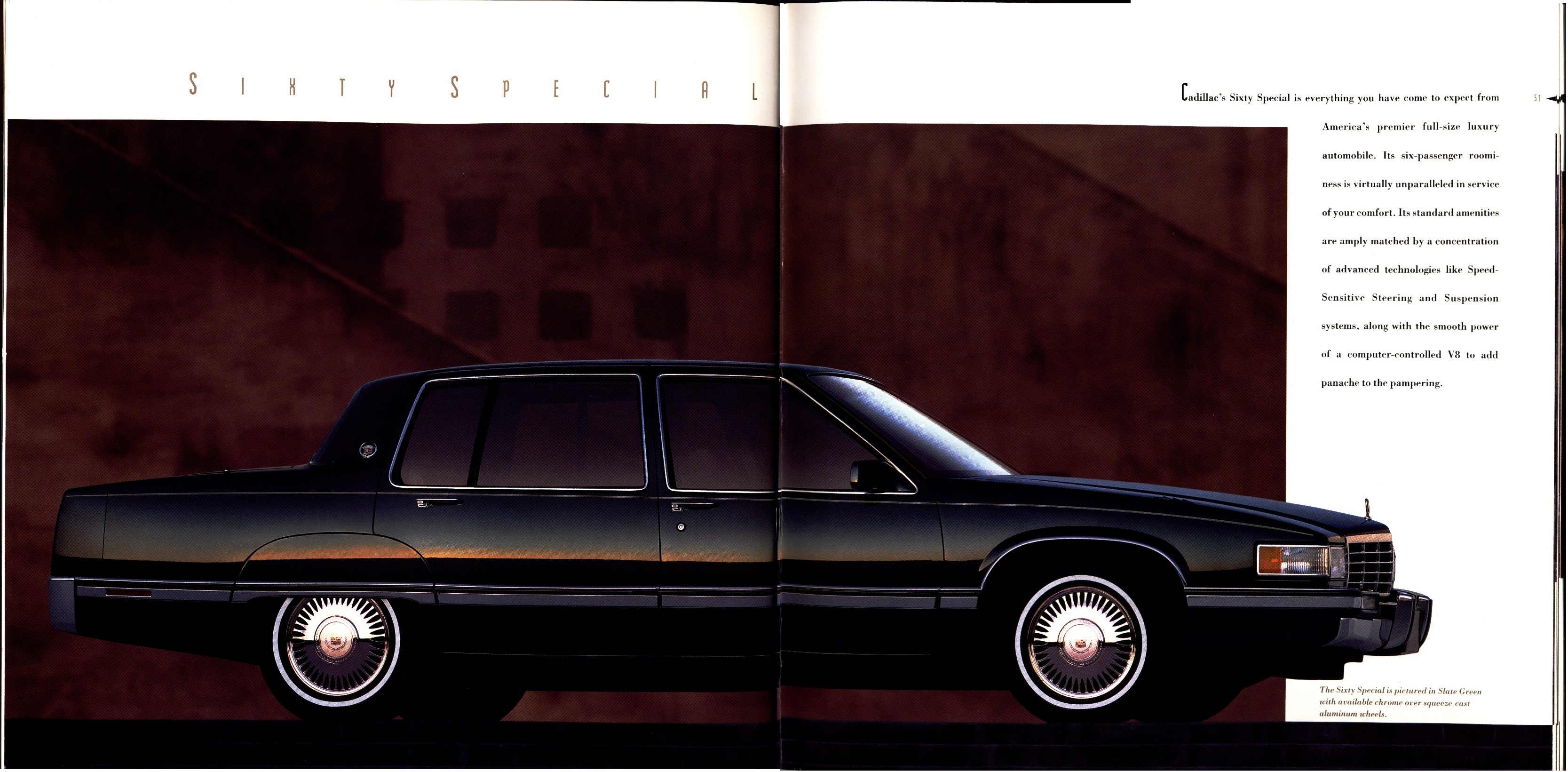 1993 Cadillac Full Line Prestige Brochure 50-51
