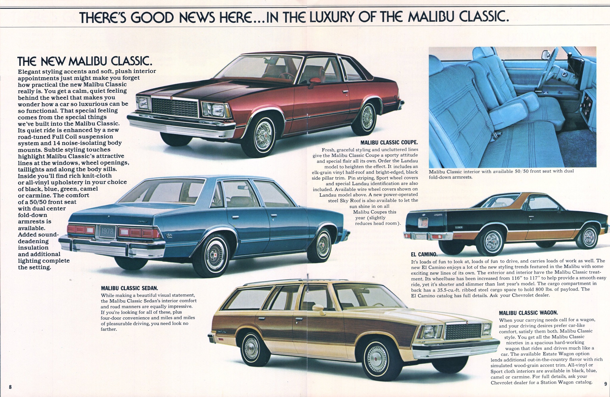 1978 Chevrolet Malibu Brochure (Rev) 08-09