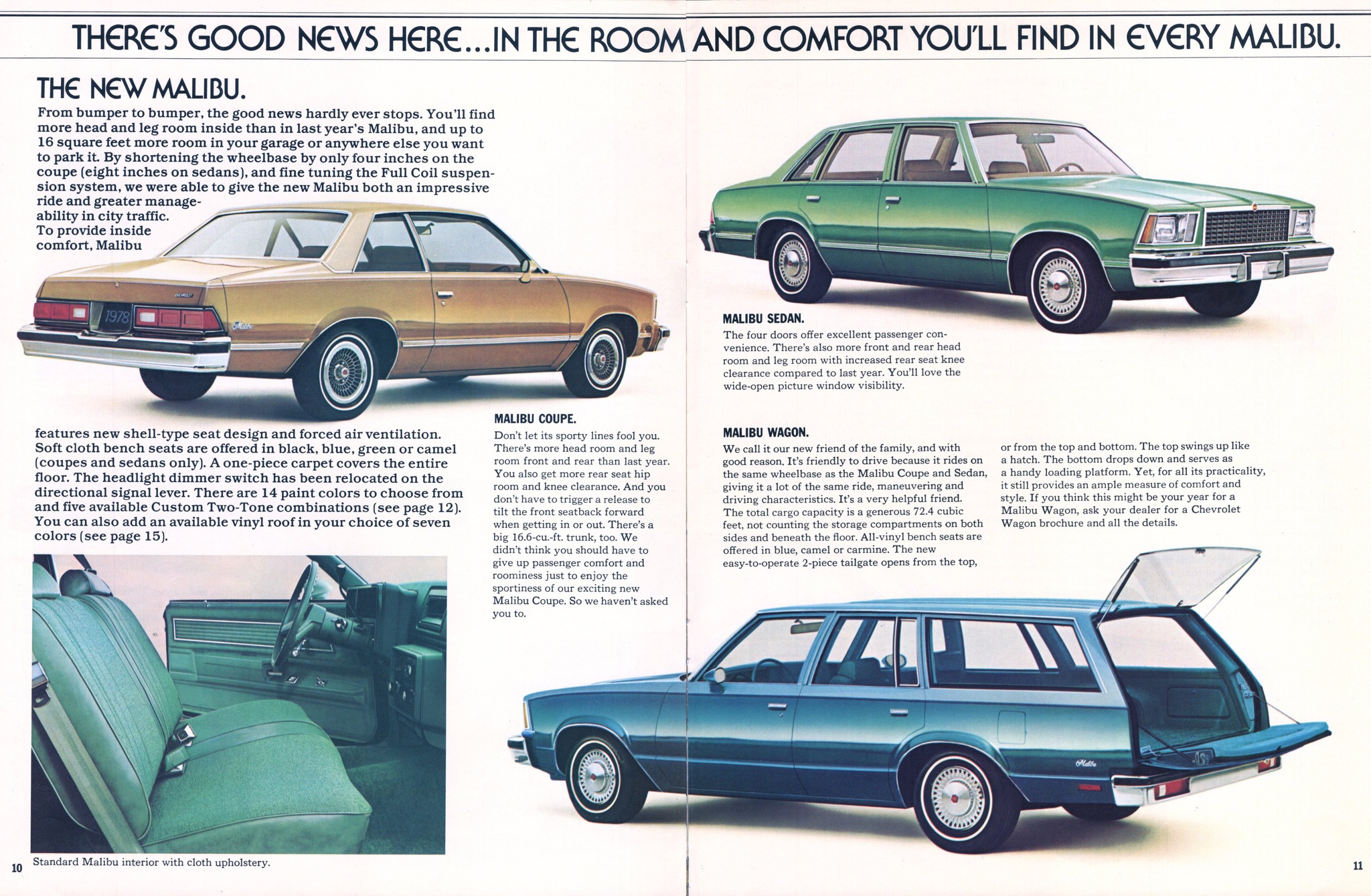 1978 Chevrolet Malibu Brochure (Rev) 10-11