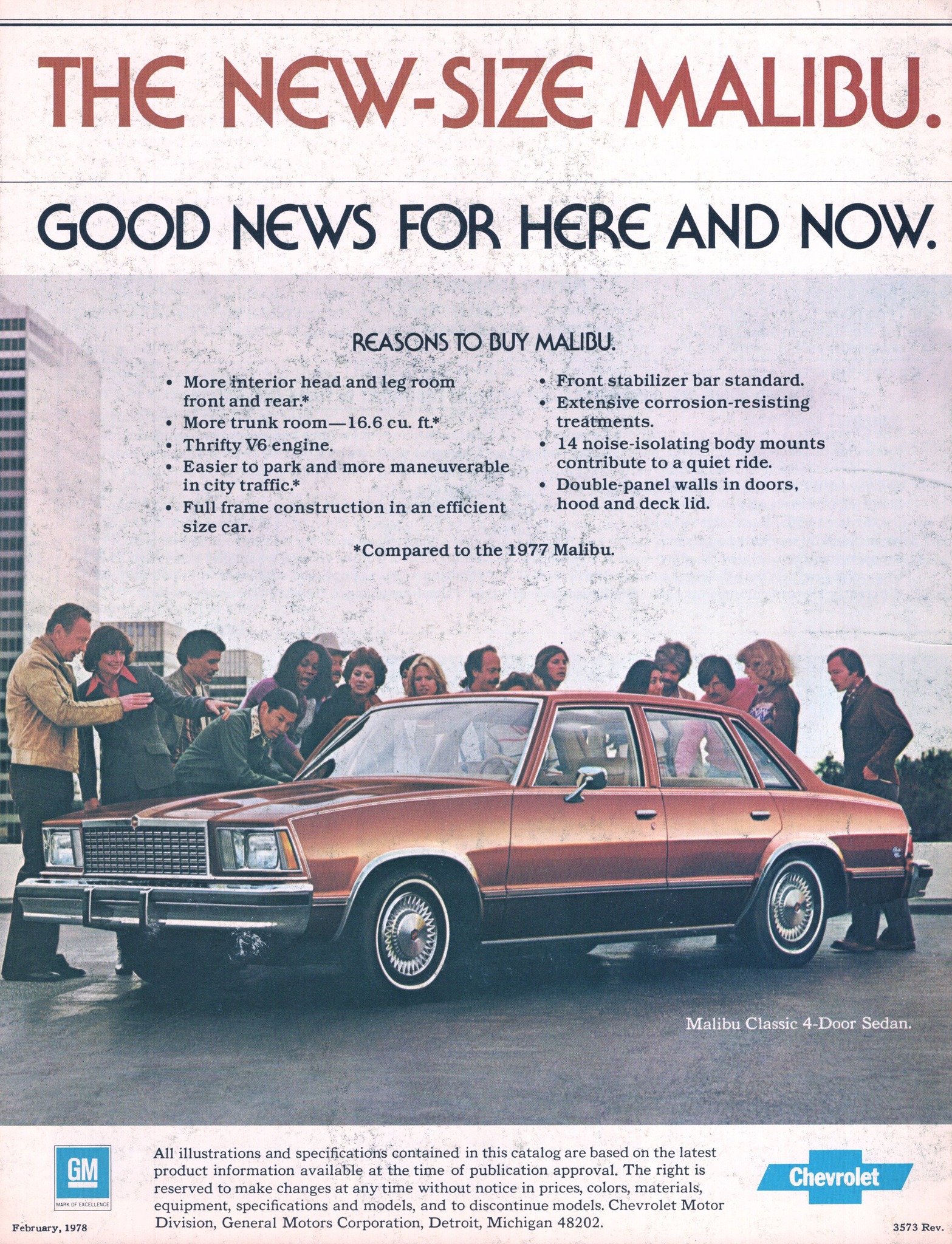 1978 Chevrolet Malibu Brochure (Rev) 16