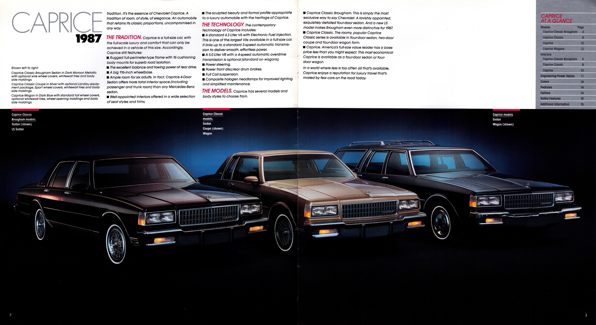 1987 Chevrolet Caprice Brochure 02-03