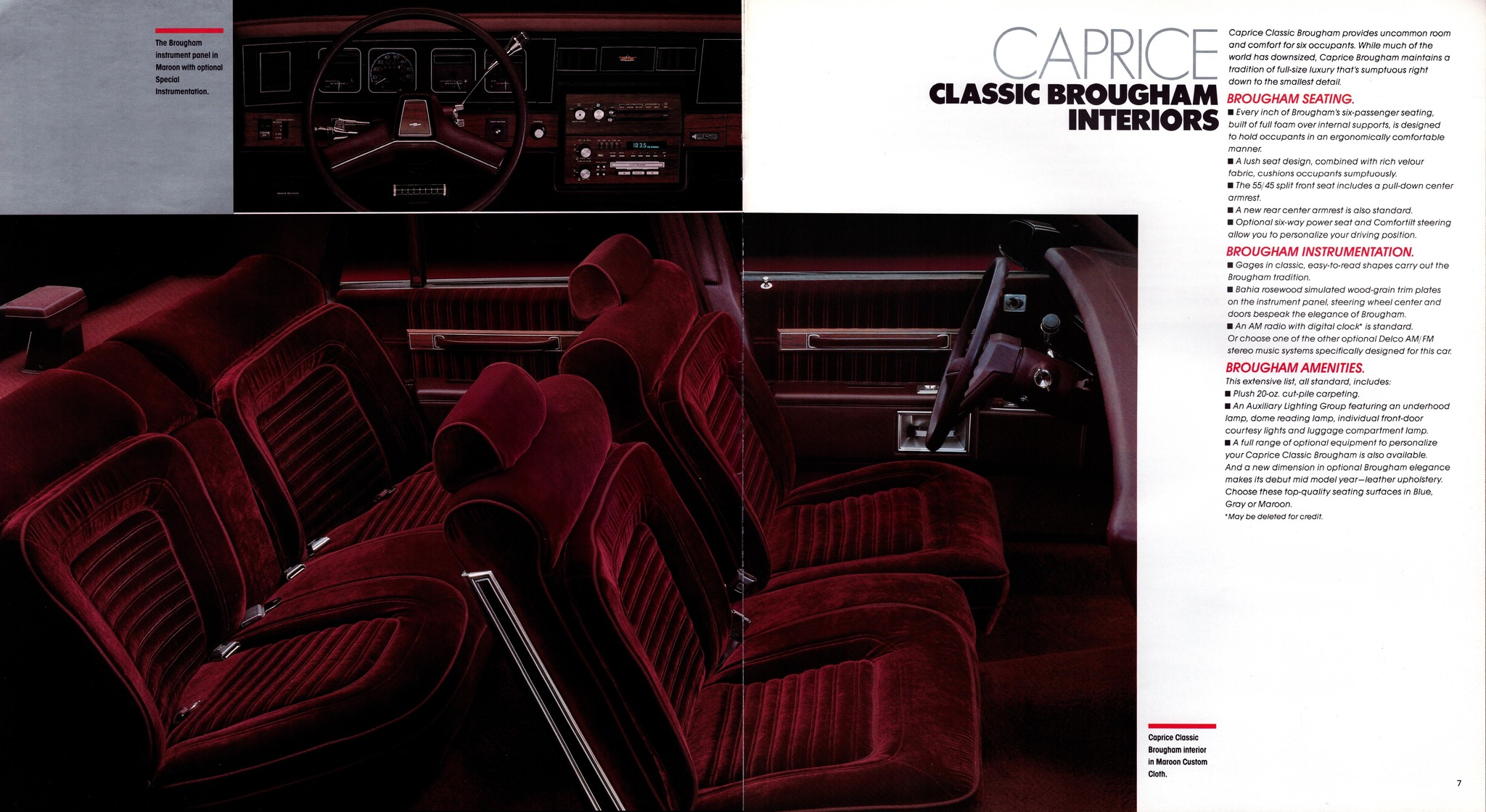 1987 Chevrolet Caprice Brochure 06-07