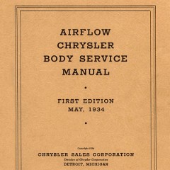 1934_Chrysler_Airflow_Body_Service_Manual