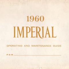 1960_Imperial_Owners_Manual 1960_Imperial_Owners_Manual