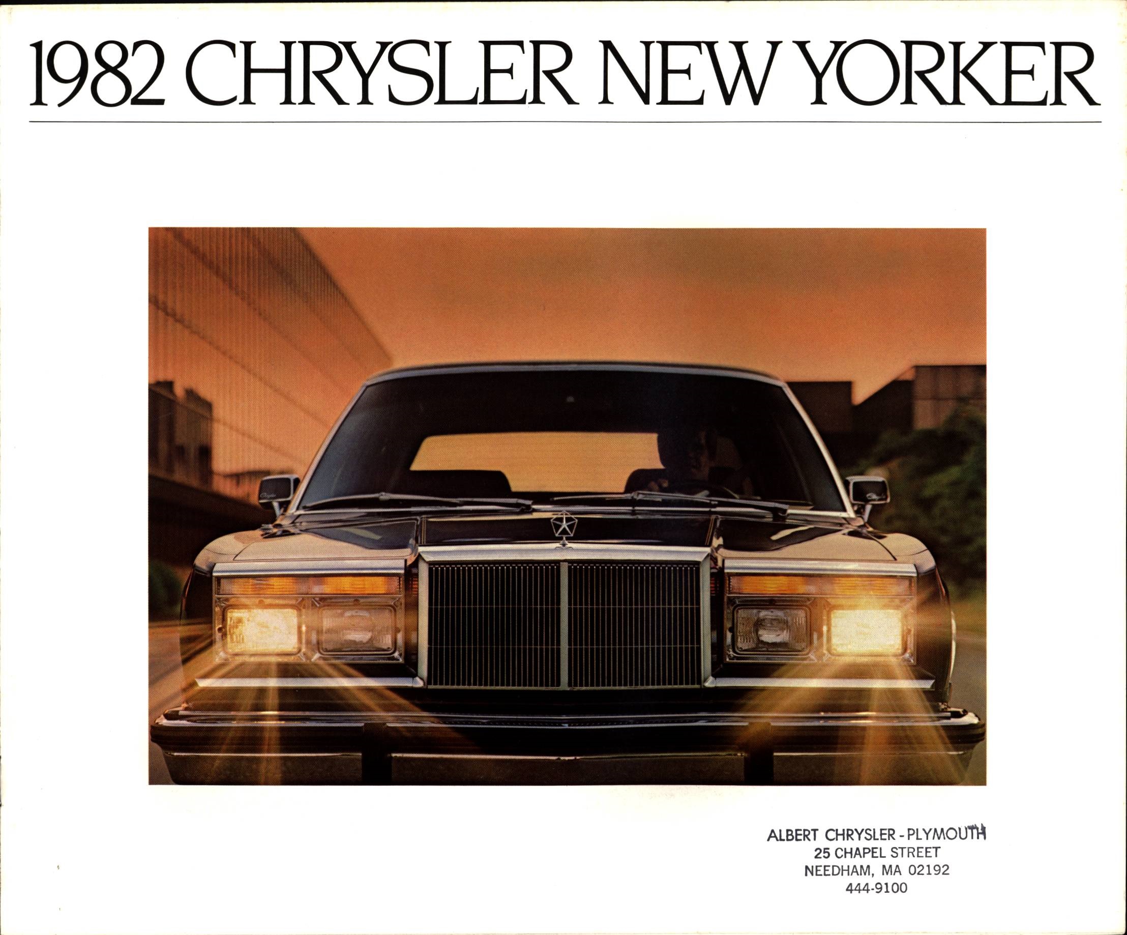 1982 Chrysler New Yorker Brochure 01
