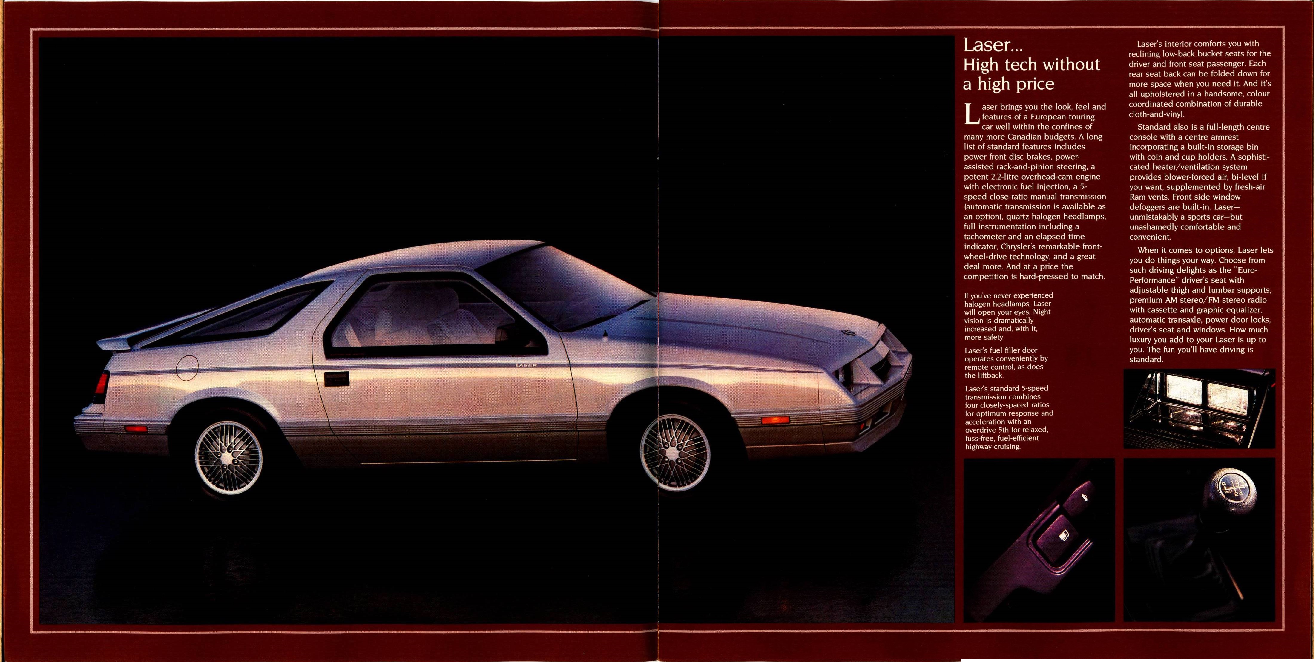 1985 Chrysler Laser-Daytona Brochure (Cdn) 04-05