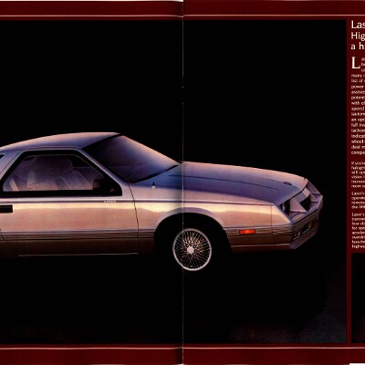 1985 Chrysler Laser-Daytona Brochure (Cdn) 04-05