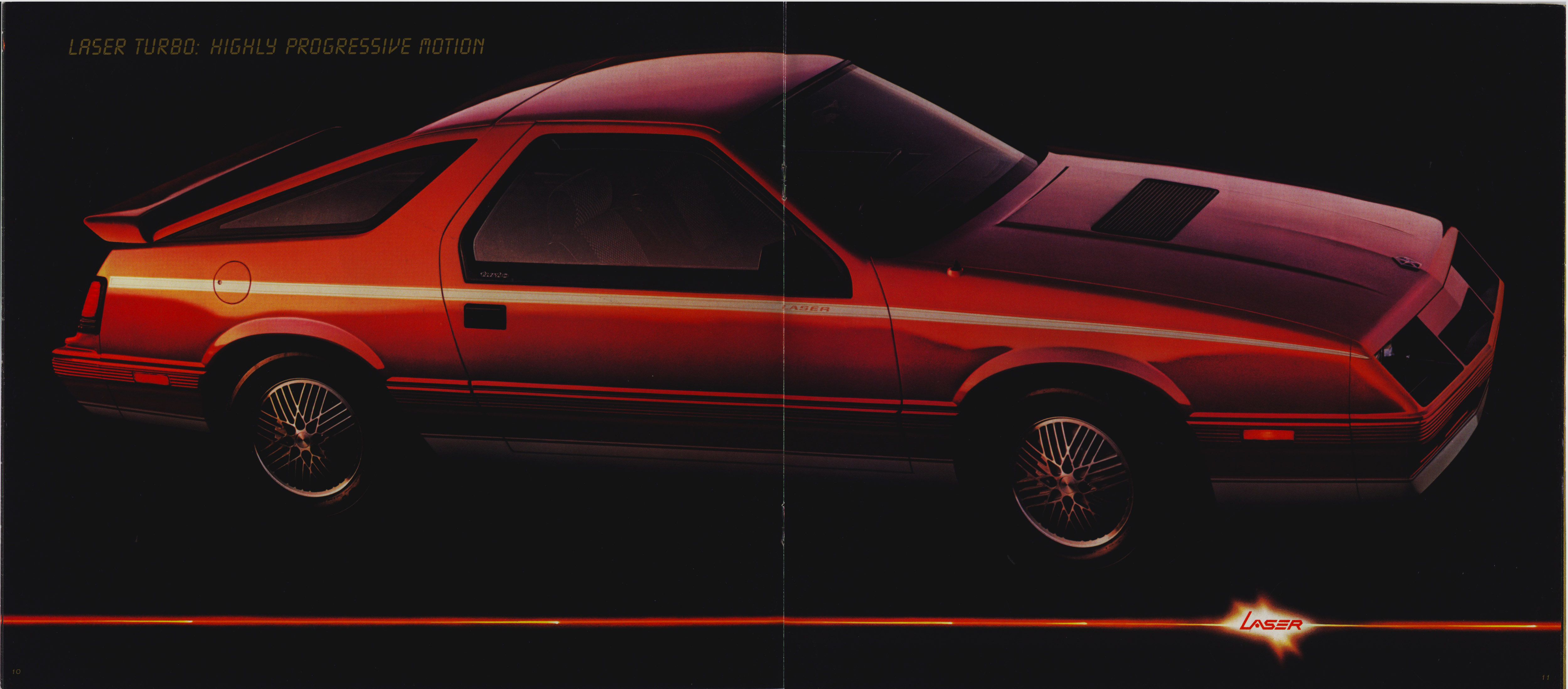 1984 Chrysler Laser Brochure 10-11