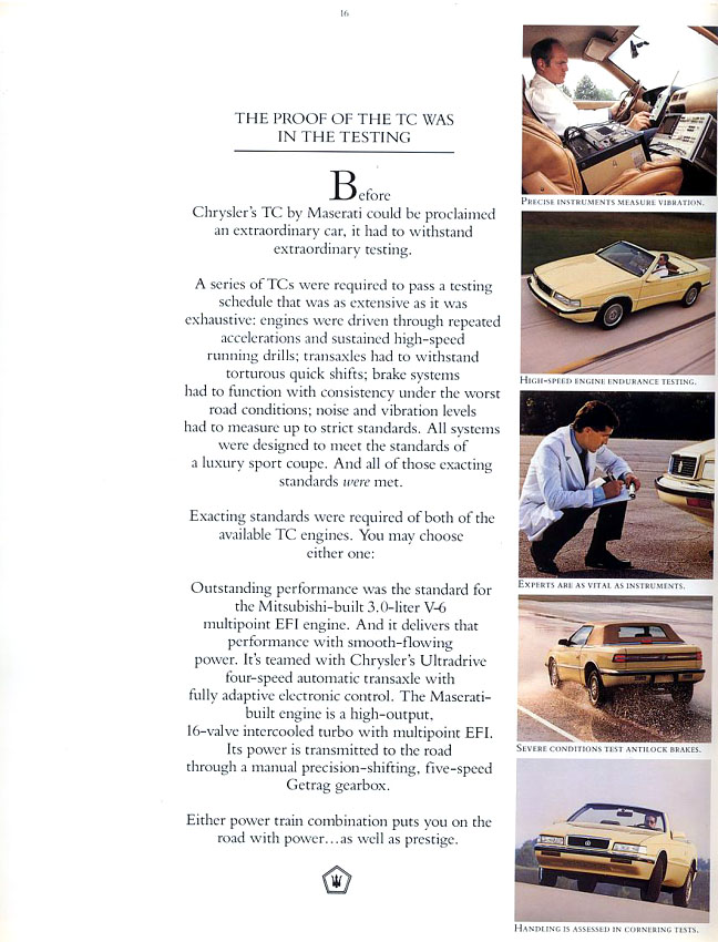 1990 Chrysler TC-16
