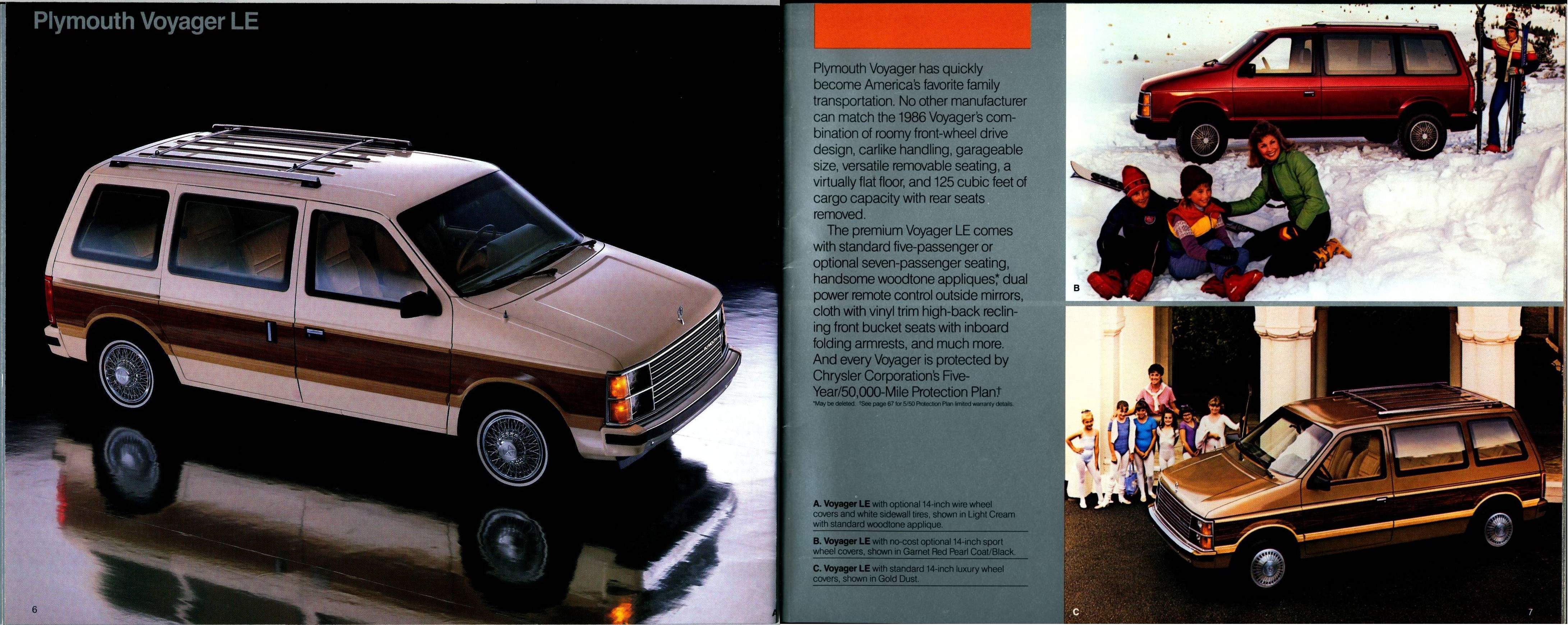 1986 Plymouth Full Line Prestige Brochure 06-07