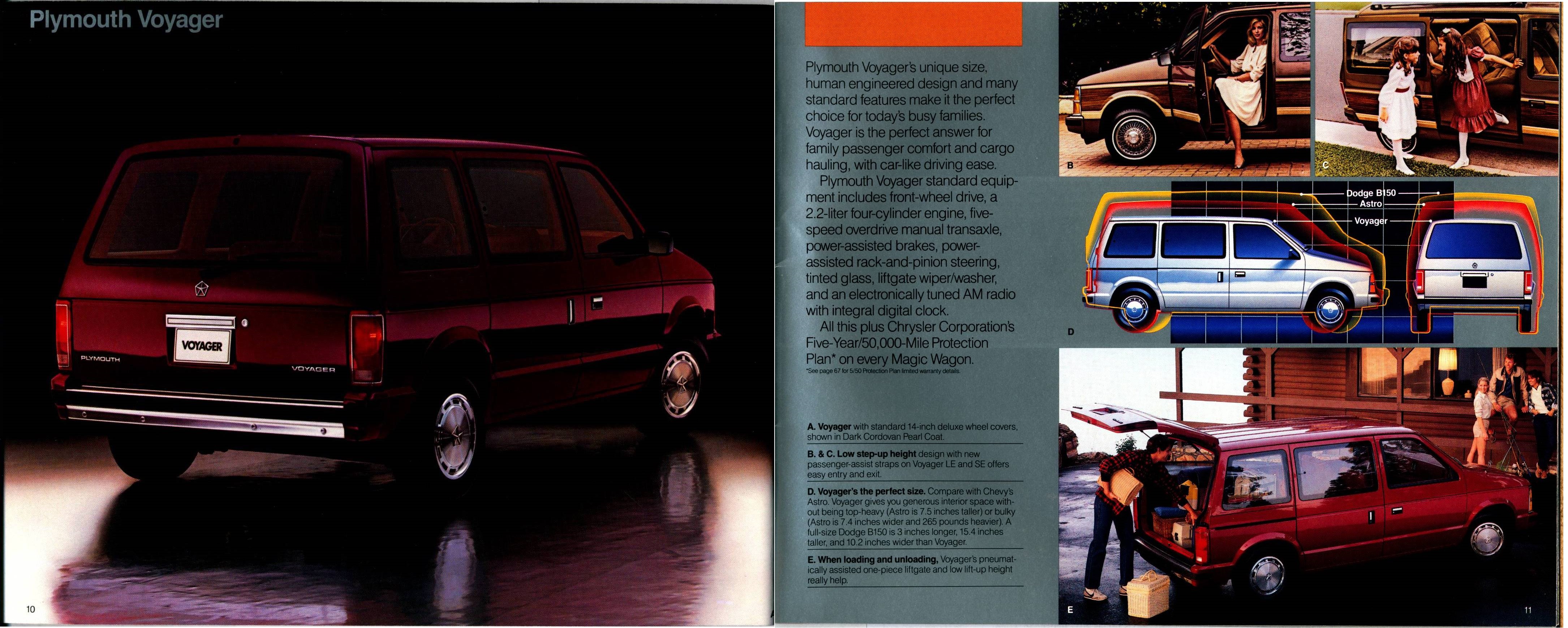 1986 Plymouth Full Line Prestige Brochure 10-11