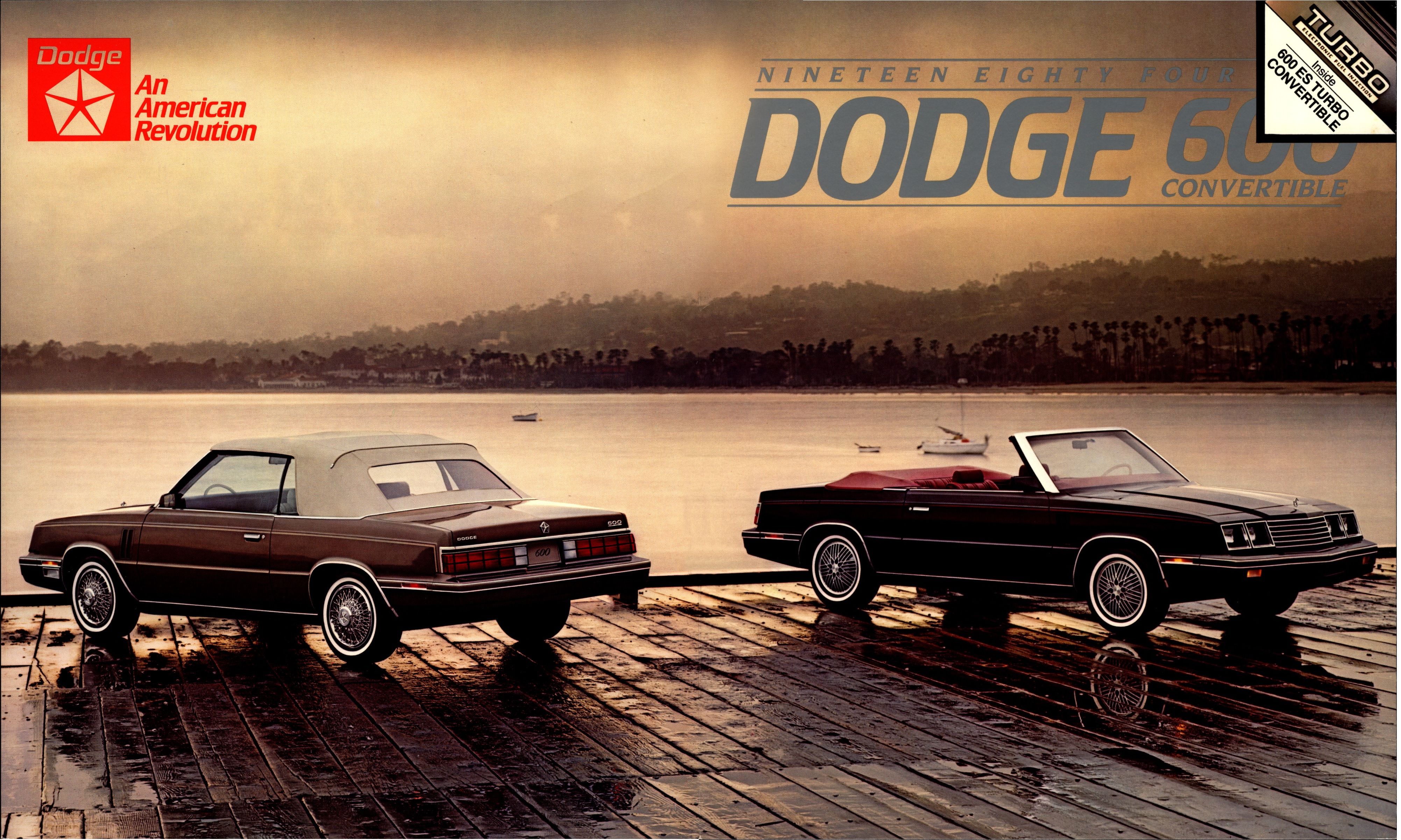 1984 DODGE 600 Convertible 0106