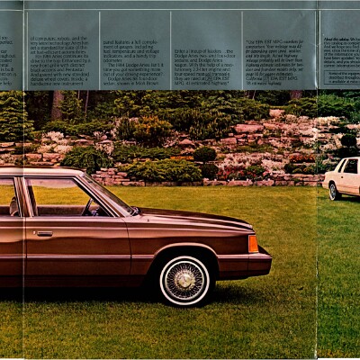 1984 Dodge Aries Brochure 03-04-05