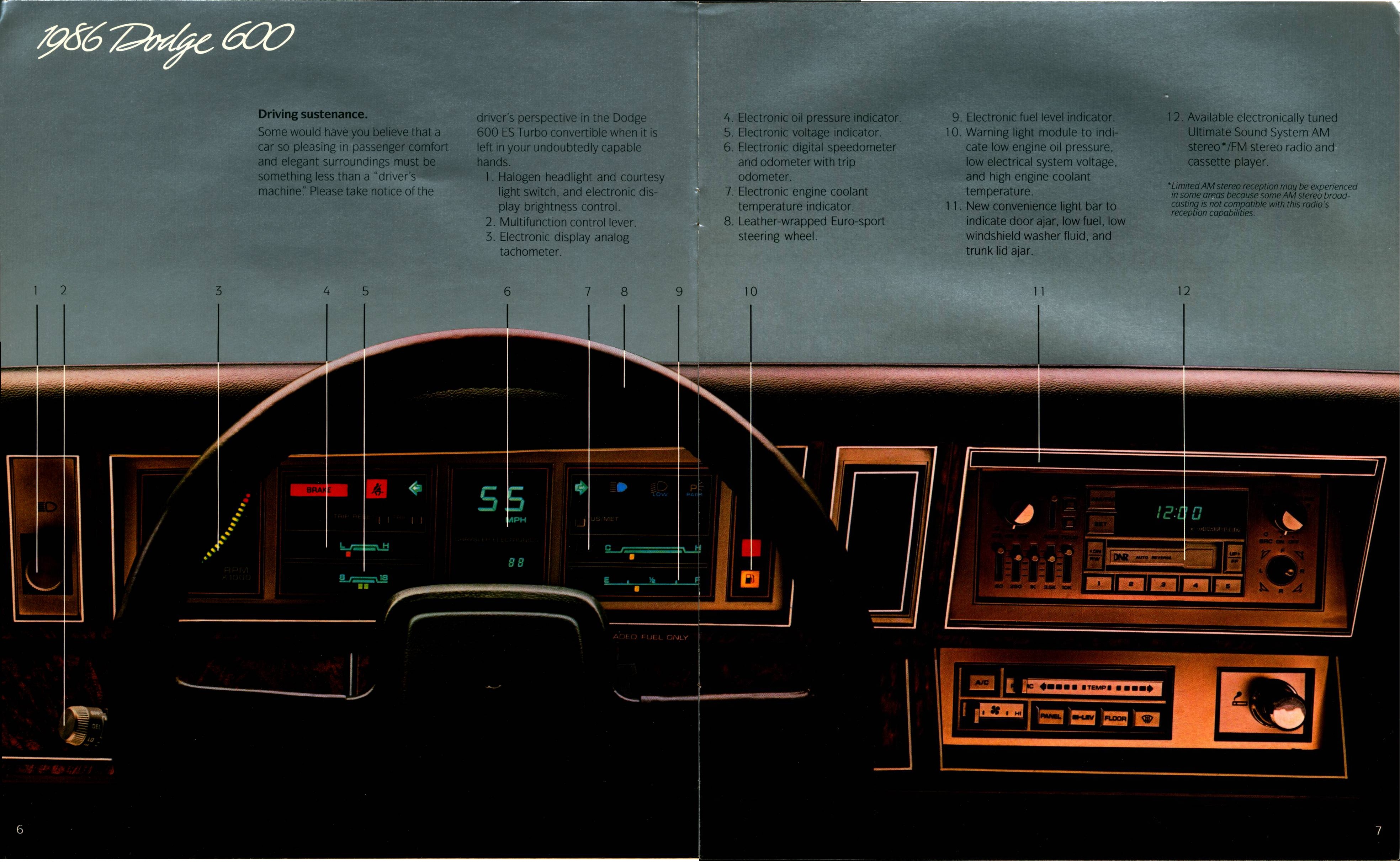 1986 Dodge 600 Brochure 06-07