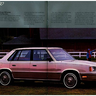 1986 Dodge 600 Brochure 08-09