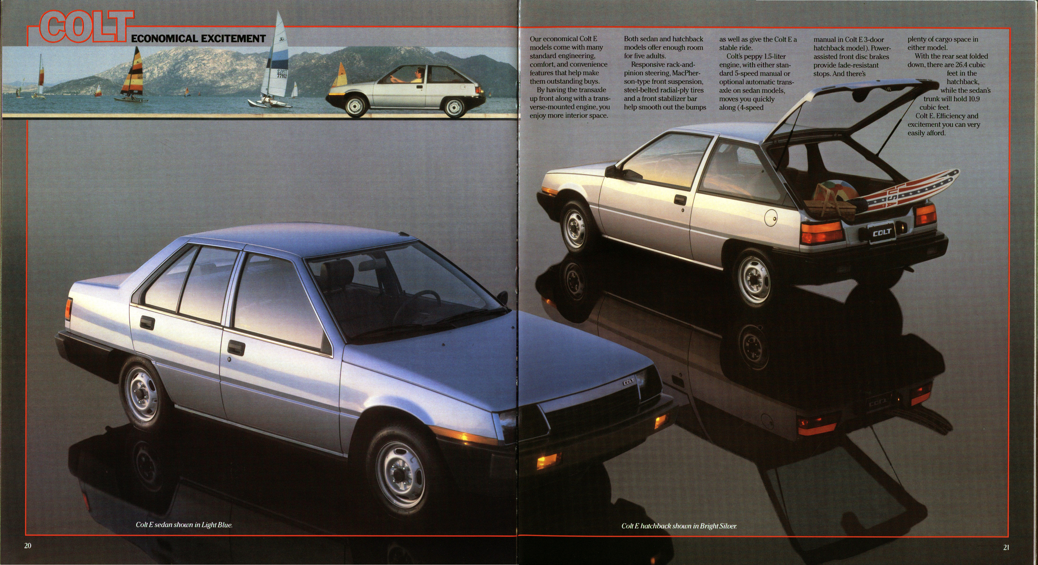 1986 Dodge Imports Prestige Brochure 20-21