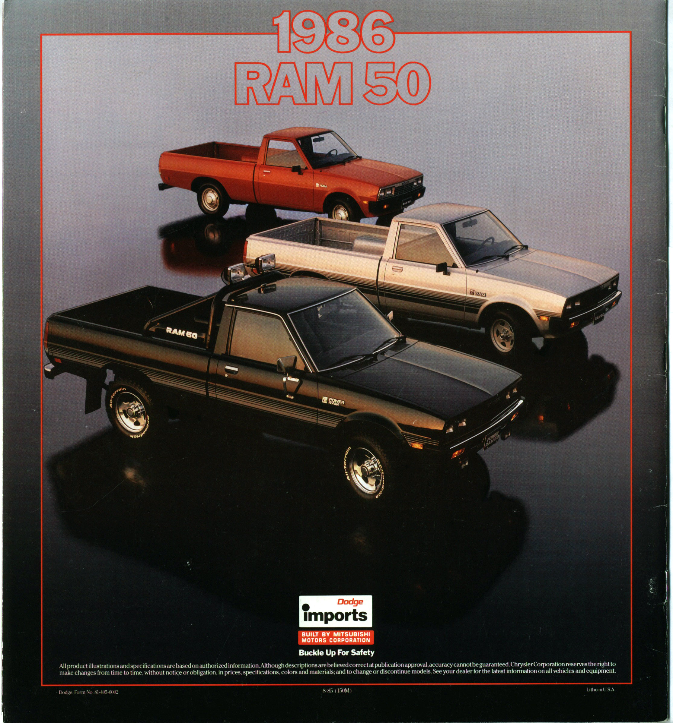 1986 Dodge Imports Prestige Brochure 32