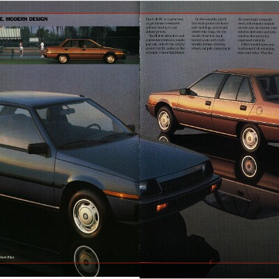 1986 Dodge Imports Prestige Brochure 18-19