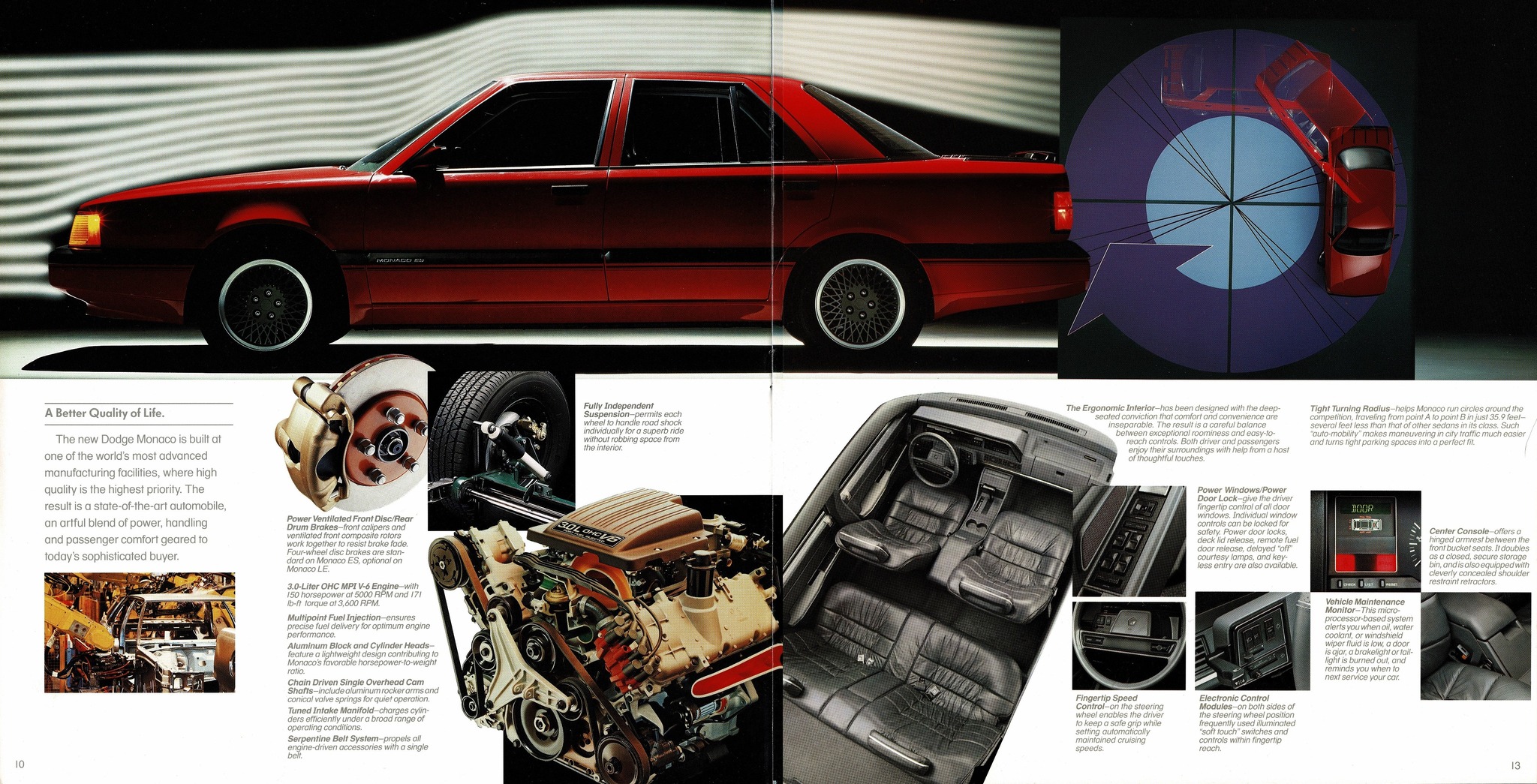 1990 Dodge Monaco Brochure 10-13