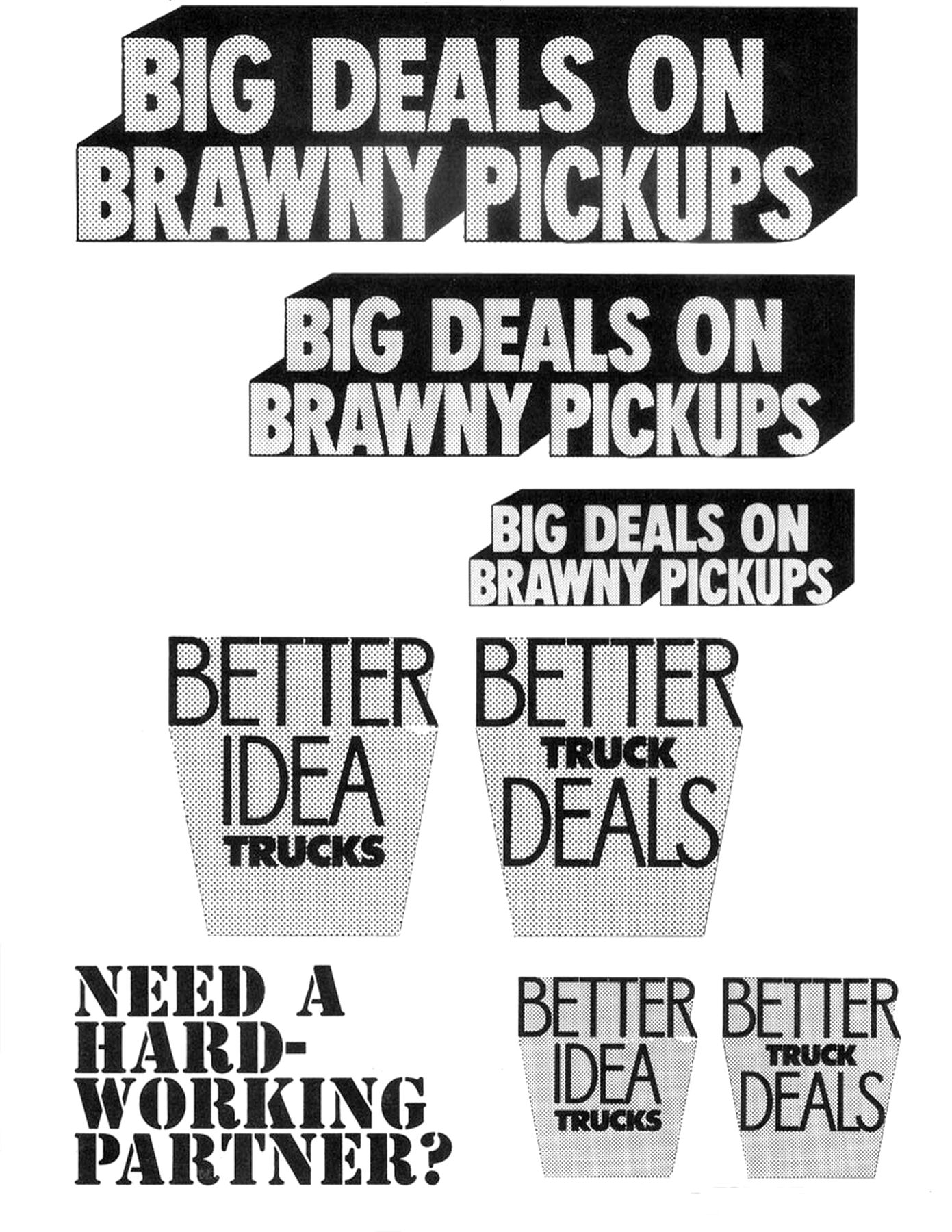 1970 Ford Truck Ad Clipart Book-27