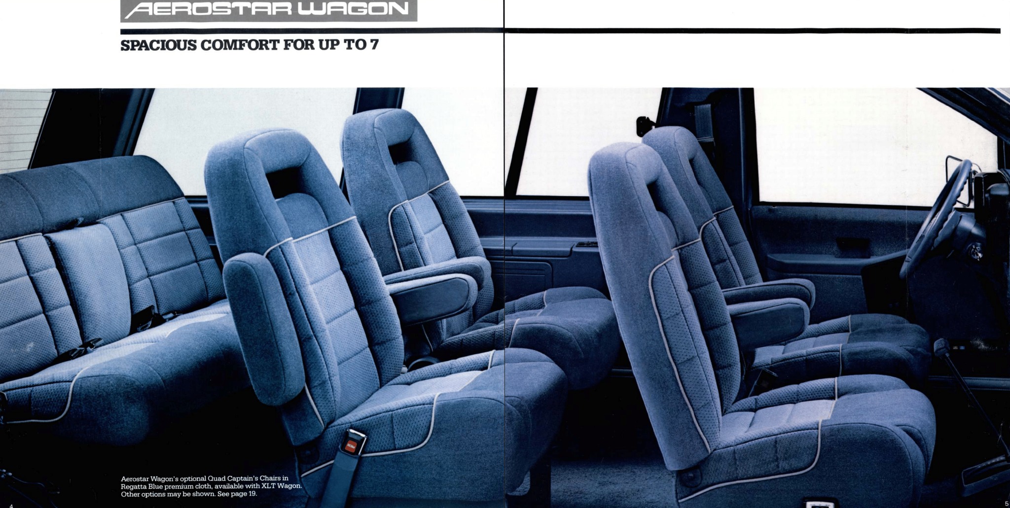 1986 Ford Aerostar Wagon Brochure 04-05