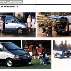 1986 Ford Aerostar Wagon Brochure 12-13