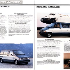 1986 Ford Aerostar Wagon Brochure 14-15